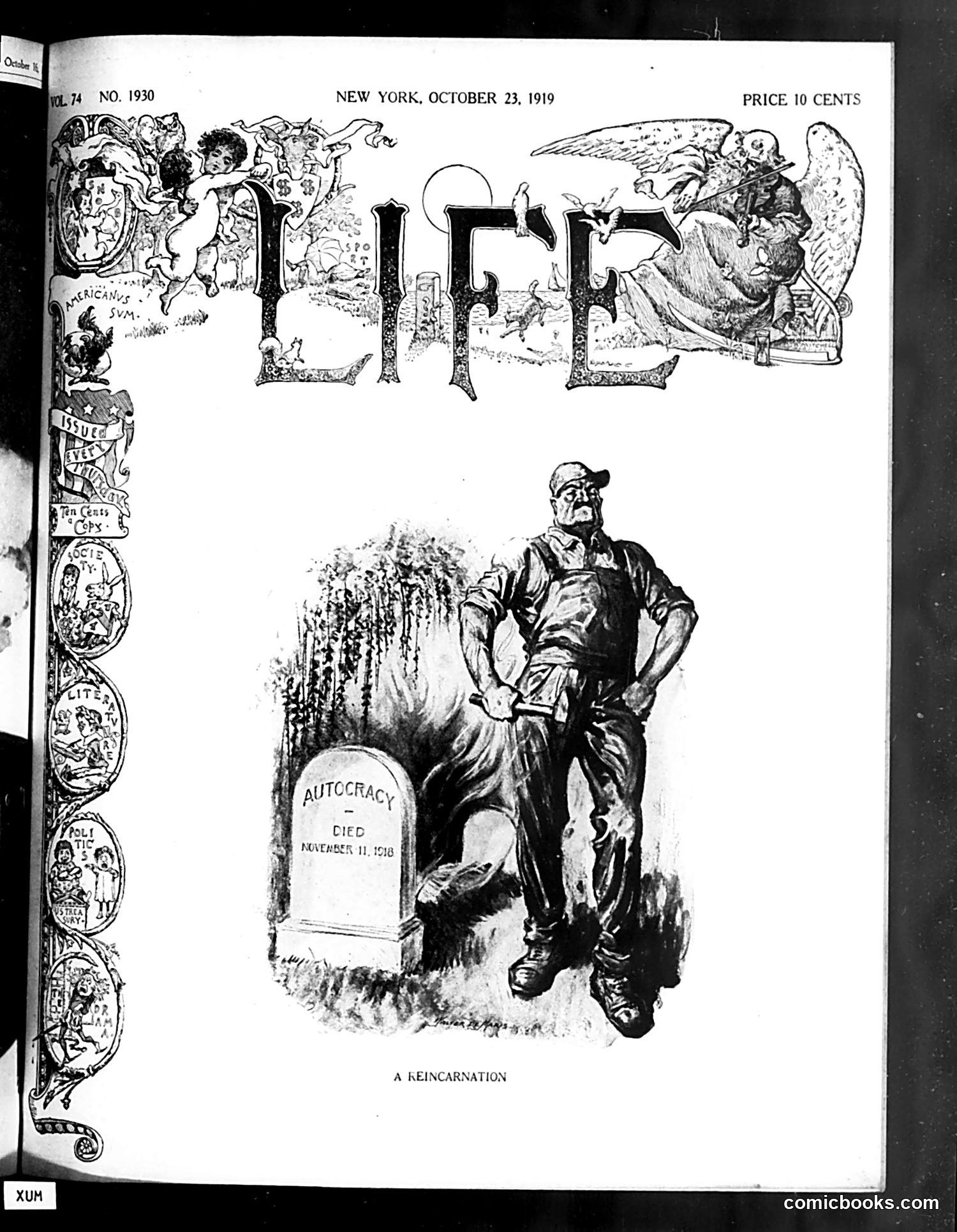 Life — October 23, 1919 — page 1 of 36