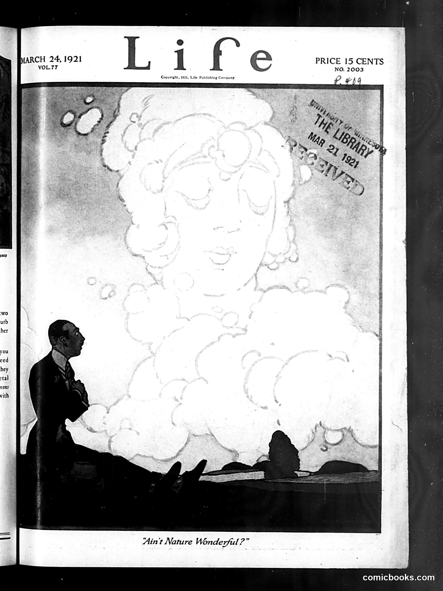 Life — March 24, 1921 — page 1 of 34