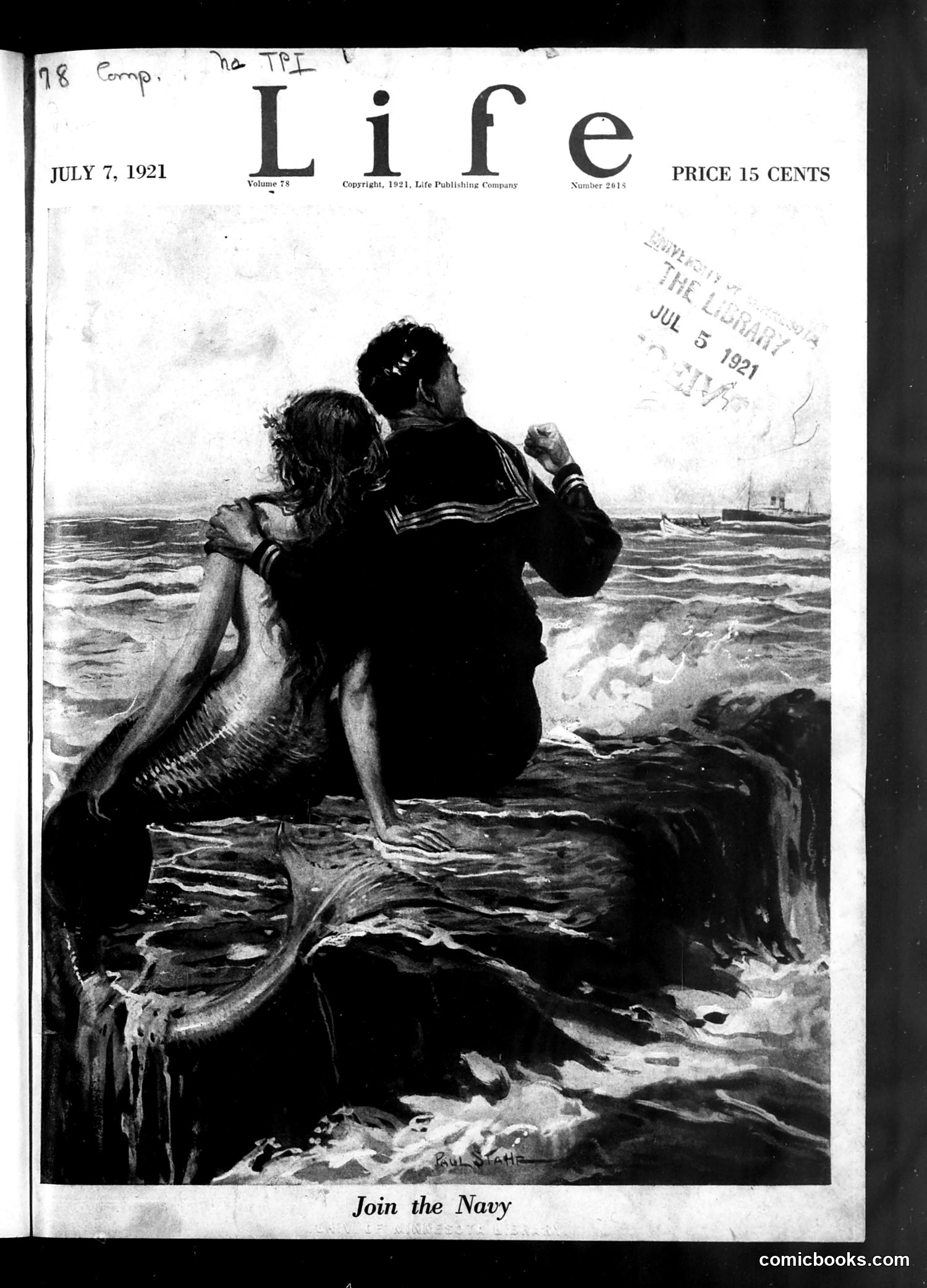 Life — July 7, 1921 — page 1 of 34