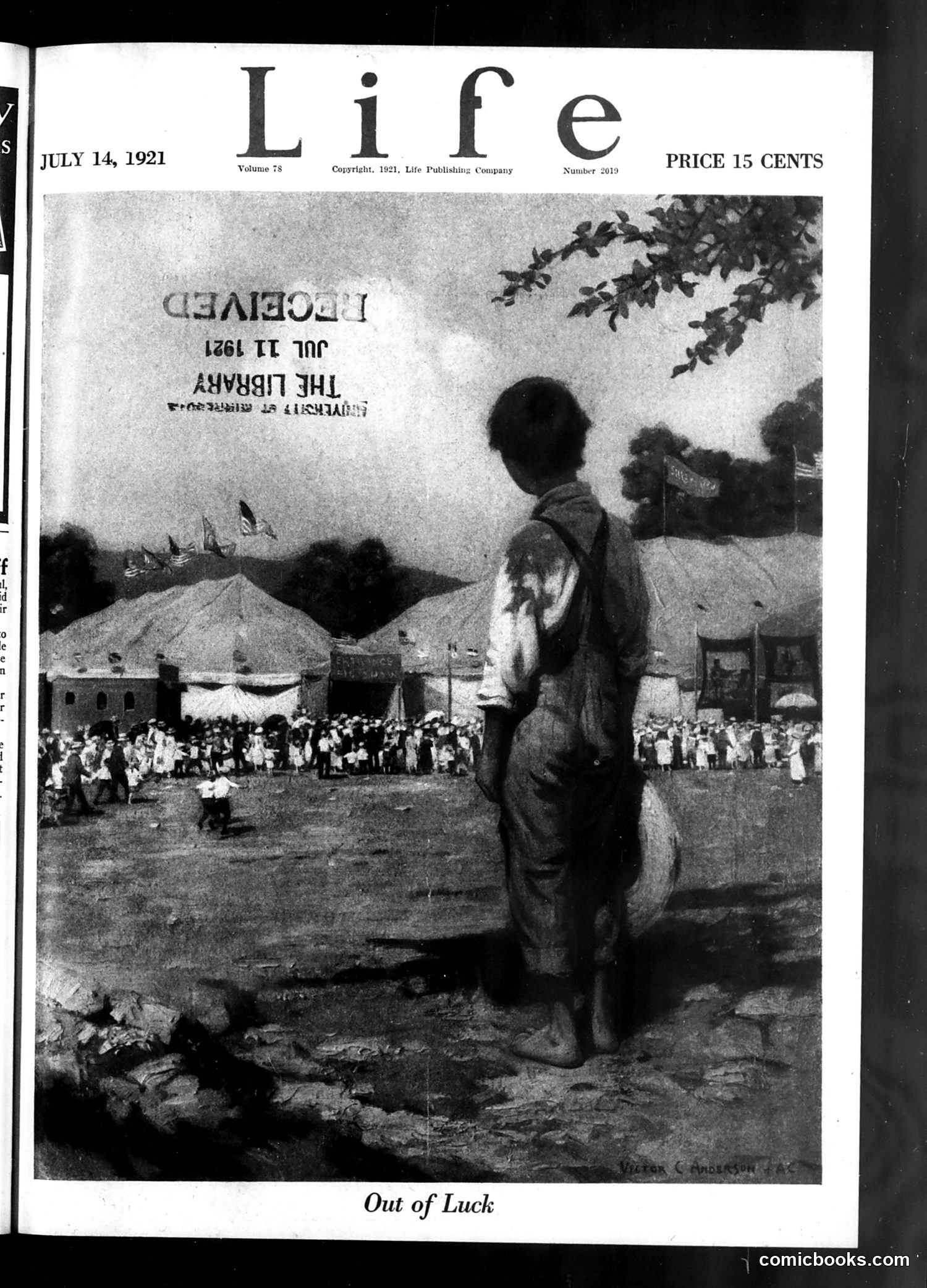 Life — July 14, 1921 — page 1 of 34