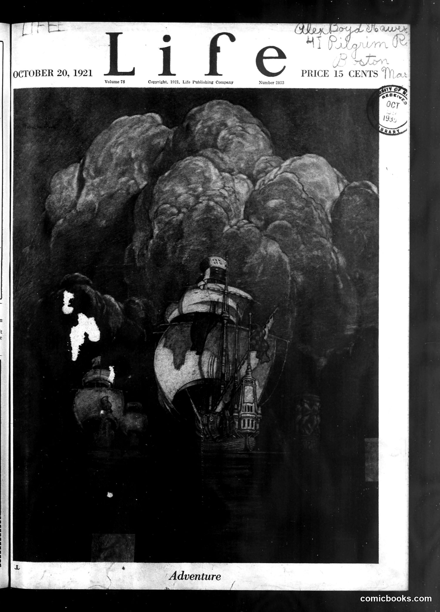 Life — October 20, 1921 — page 1 of 34