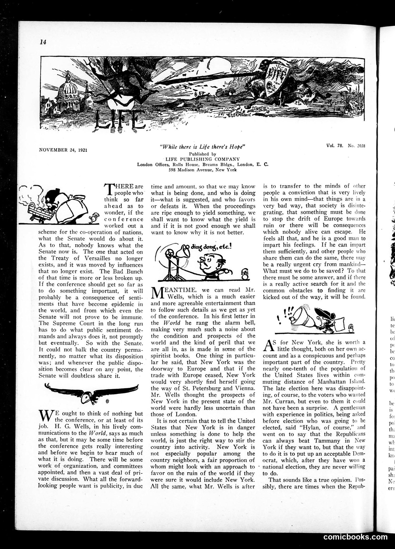 Life — November 24, 1921 — page 16 of 34