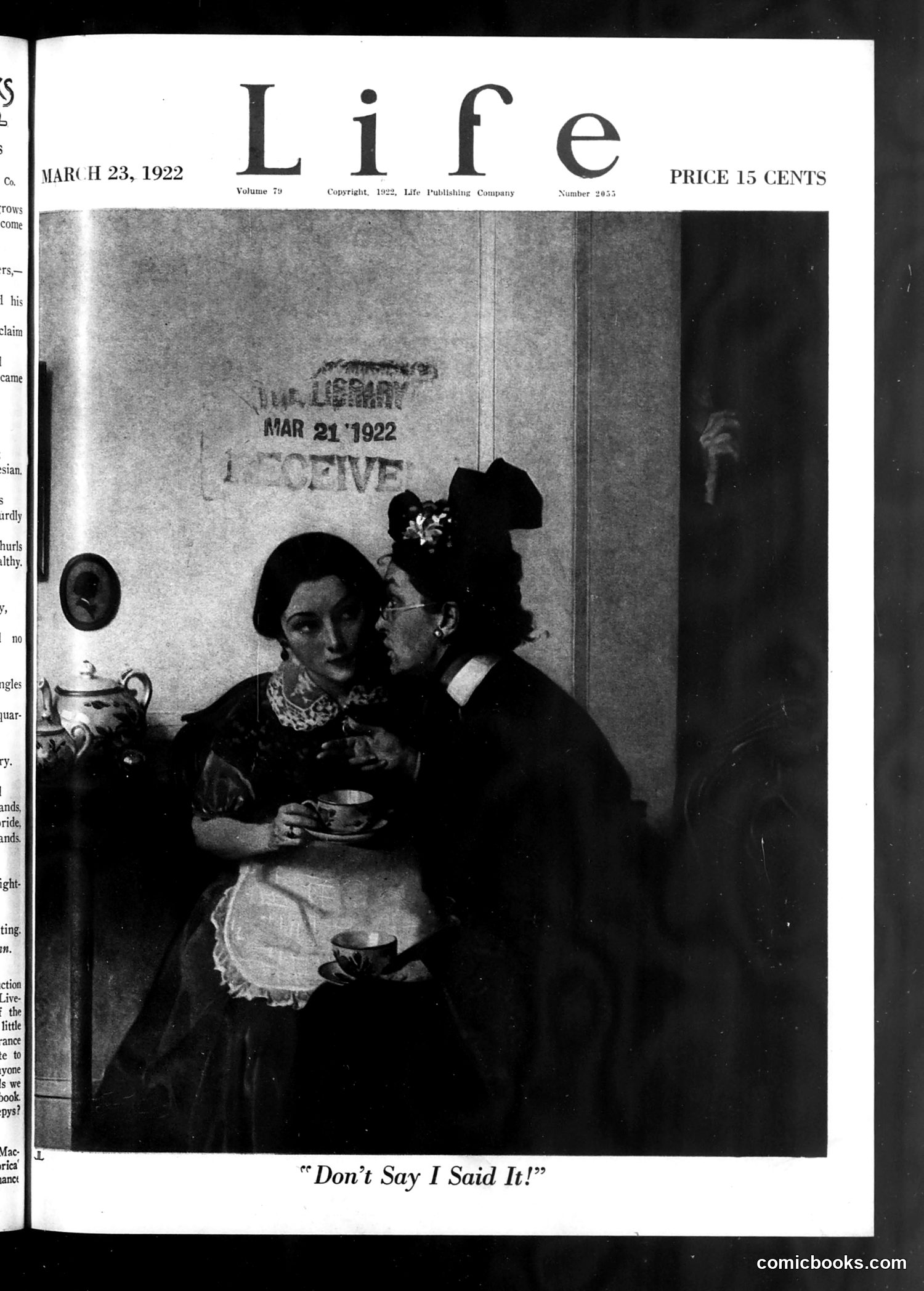 Life — March 23, 1922 — page 1 of 34