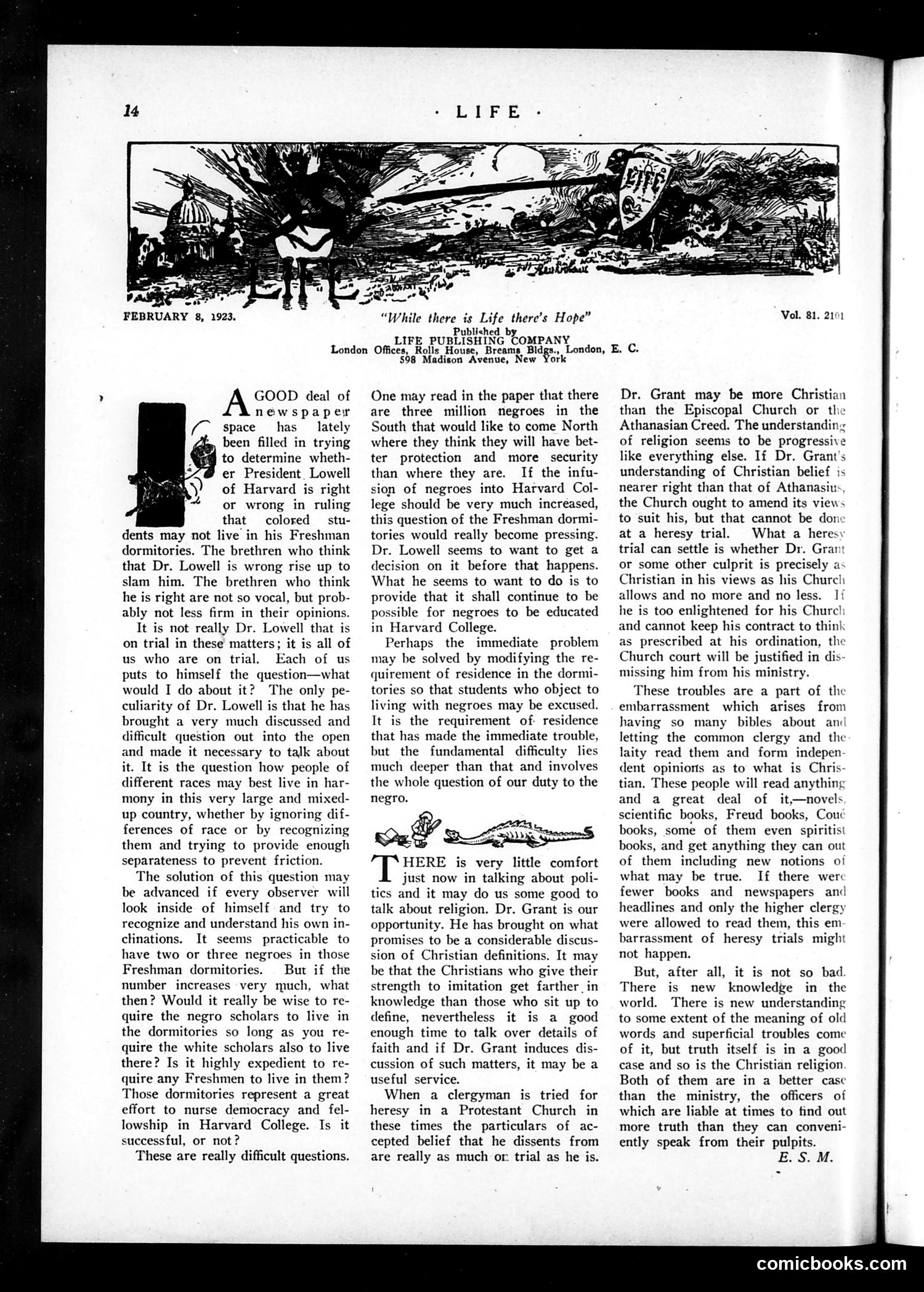 Life — February 8, 1923 — page 16 of 36