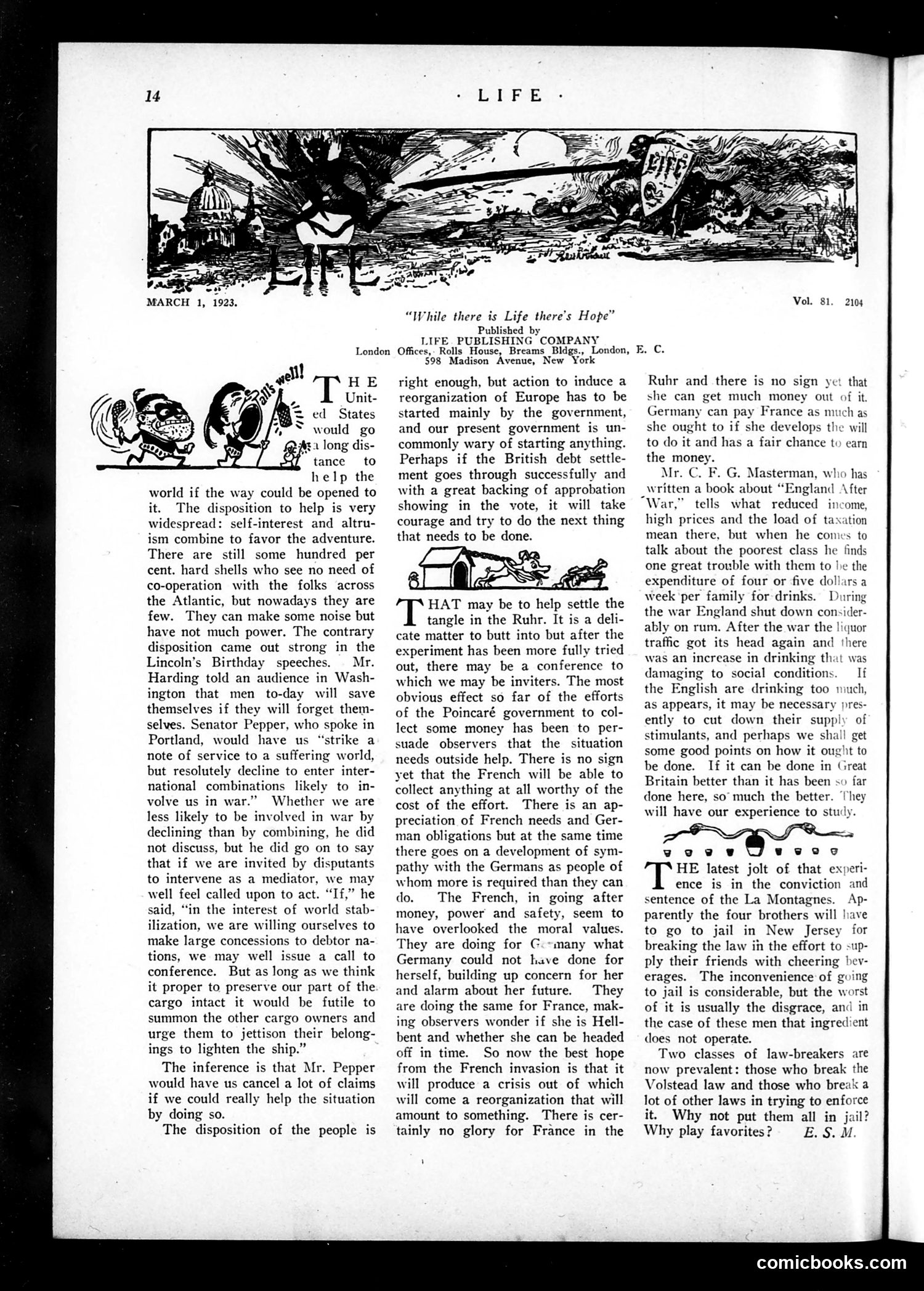 Life — March 1, 1923 — page 16 of 36