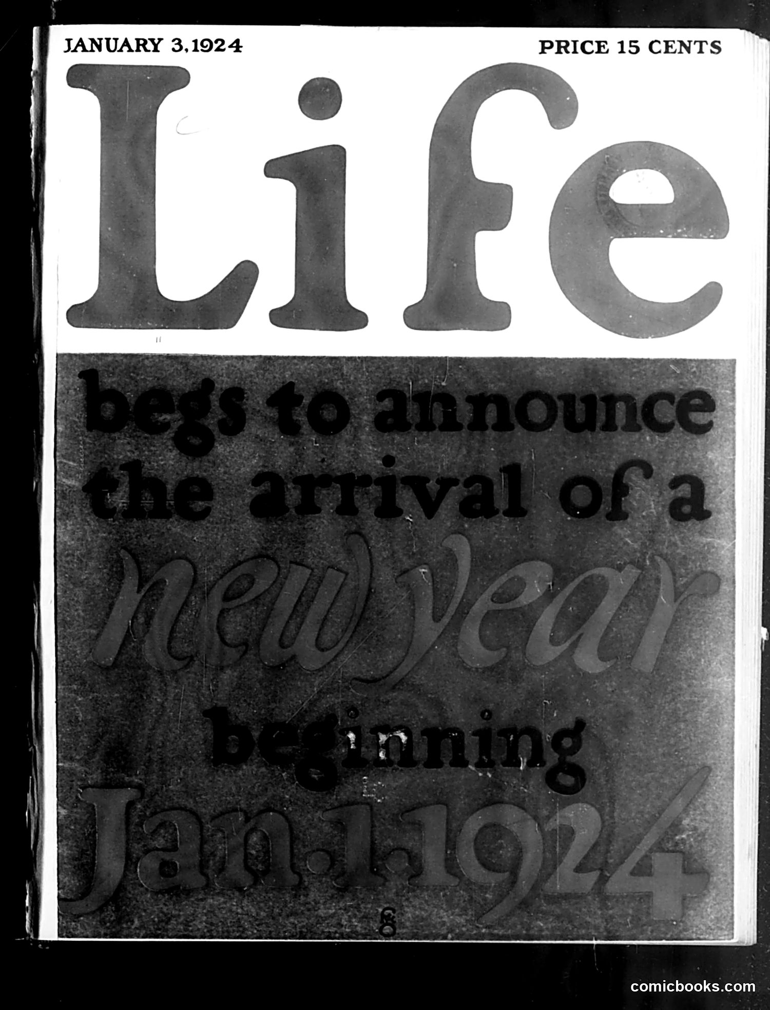 Life — January 3, 1924 — page 1 of 36