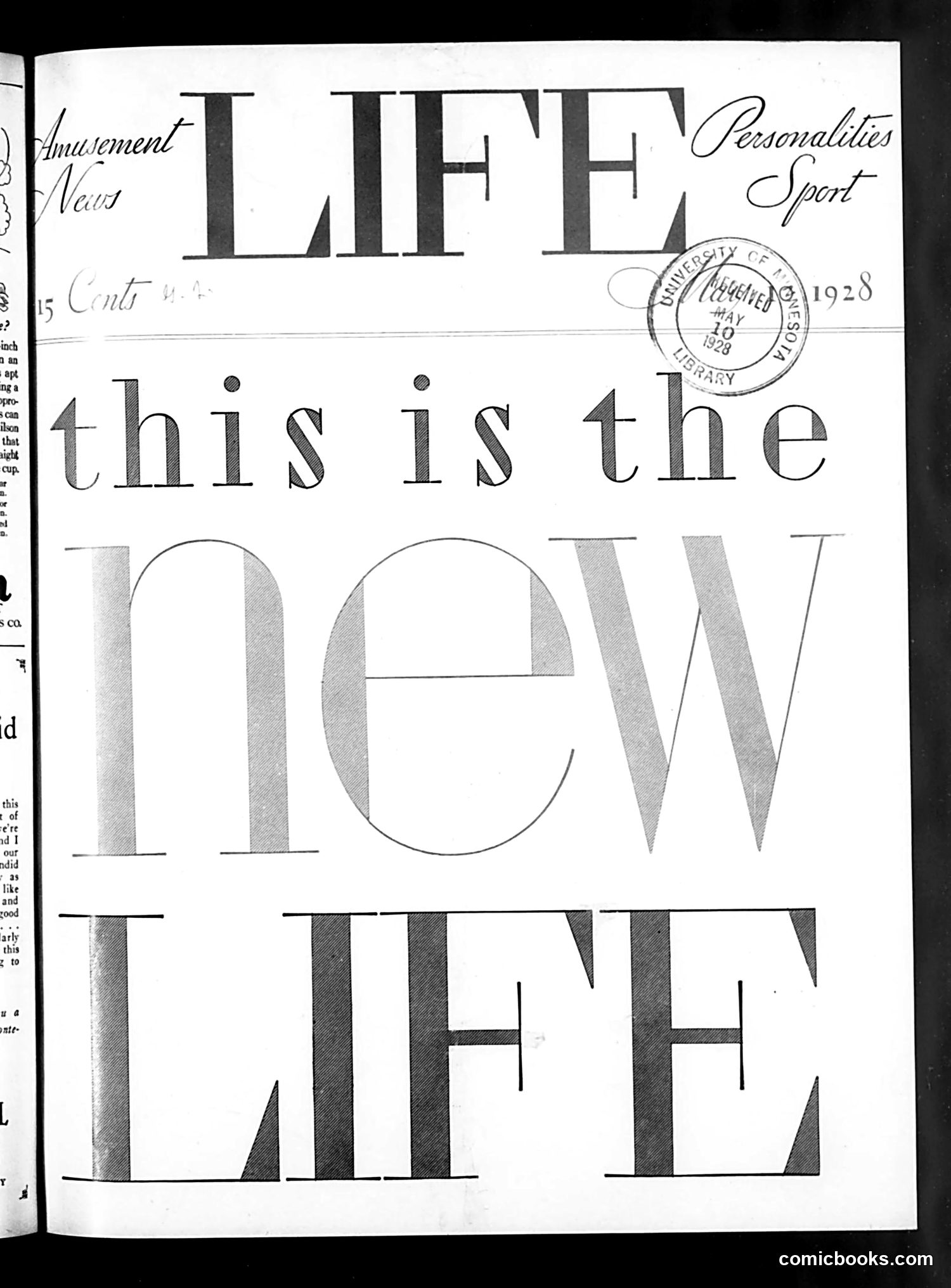 Life — May 10, 1928 — page 1 of 50