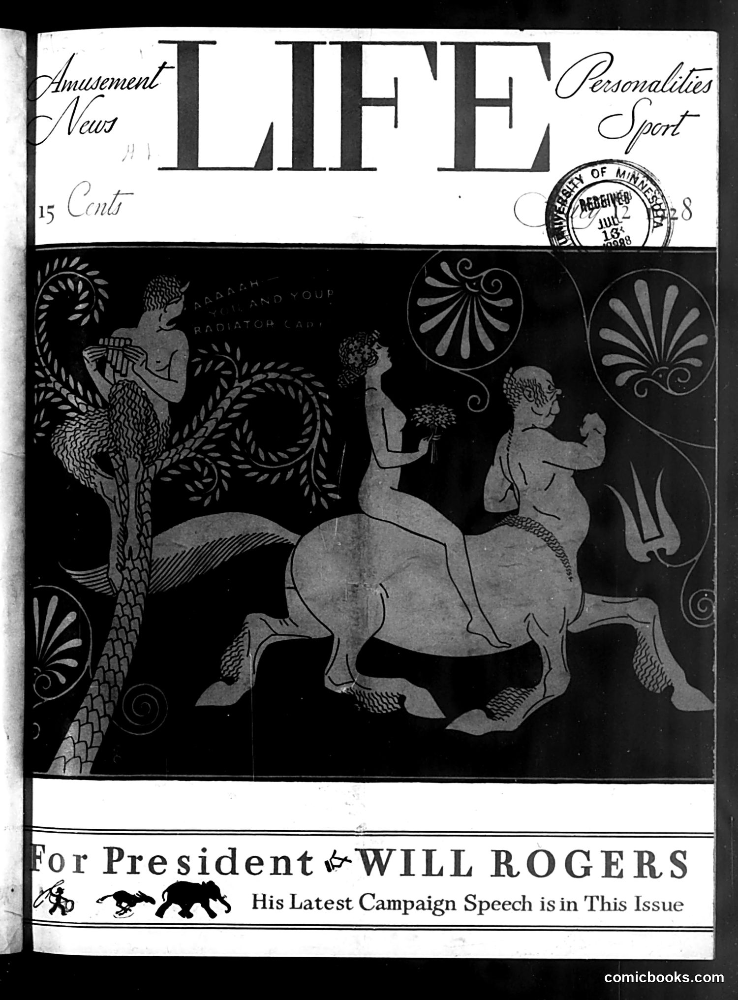 Life — July 12, 1928 — page 1 of 40
