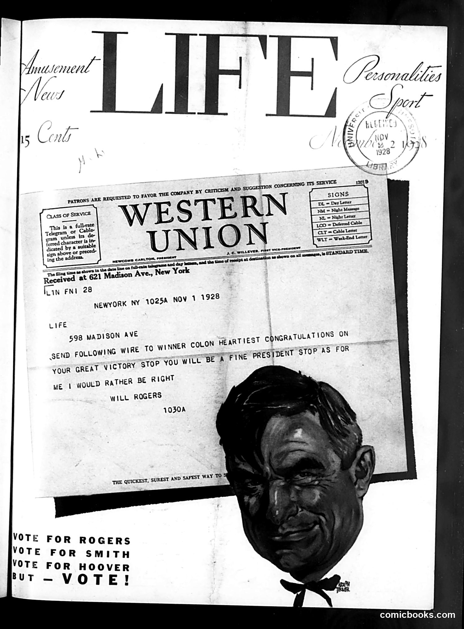 Life — November 2, 1928 — page 1 of 48
