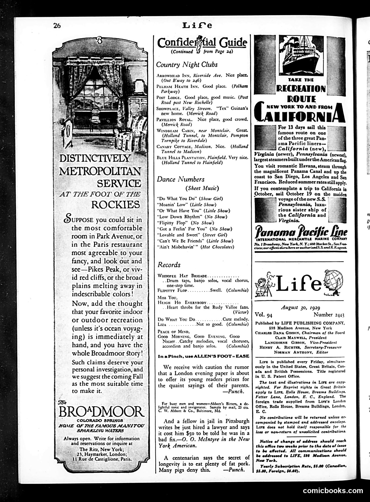 Life — August 30, 1929 — page 28 of 36