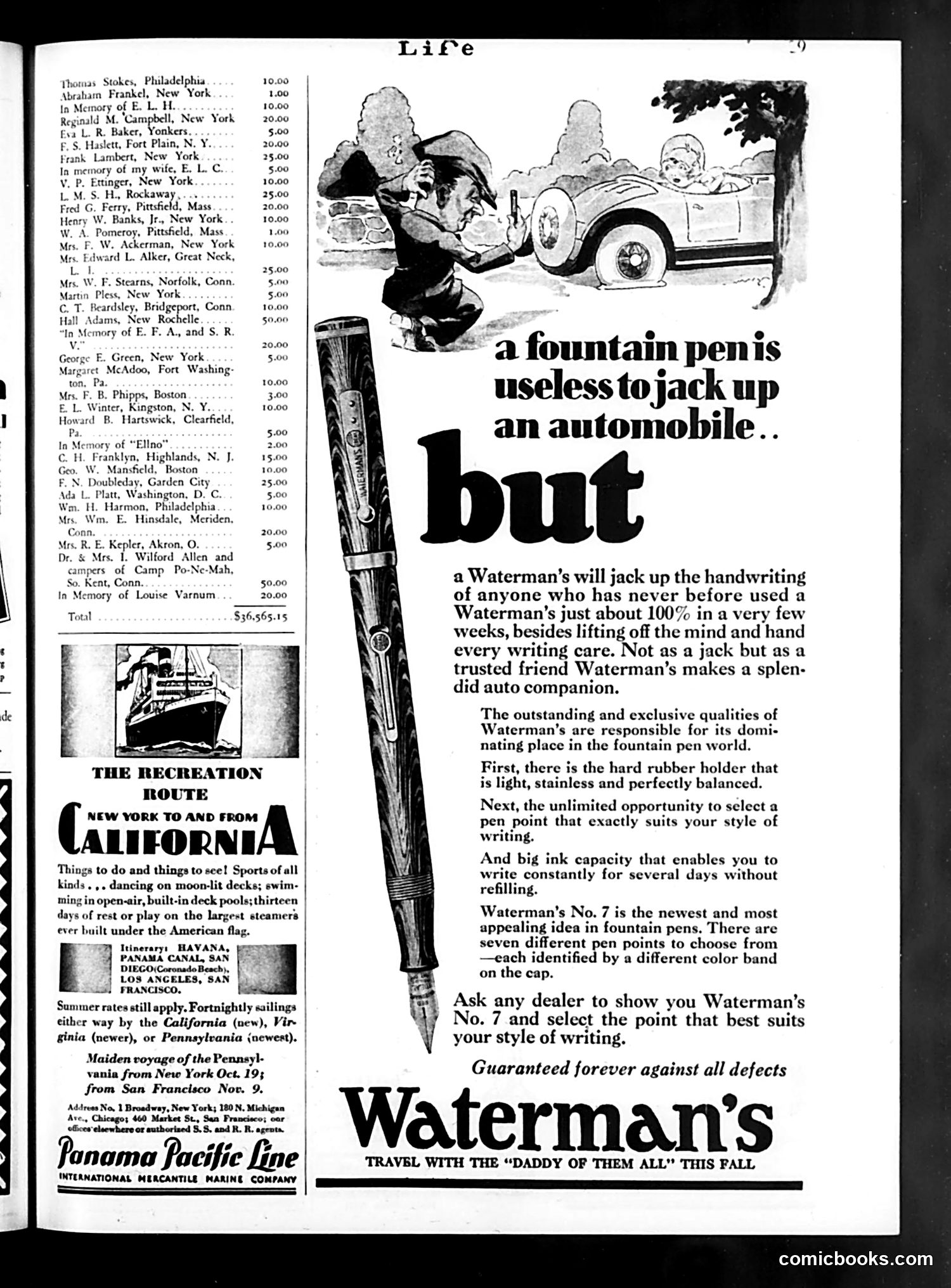 Life — September 20, 1929 — page 31 of 36
