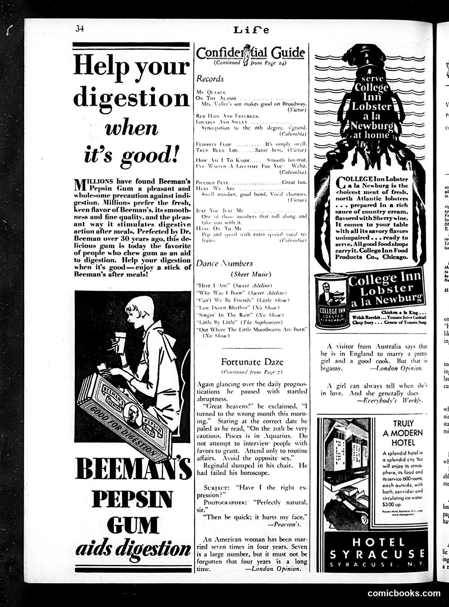 Life — September 27, 1929 — page 36 of 37