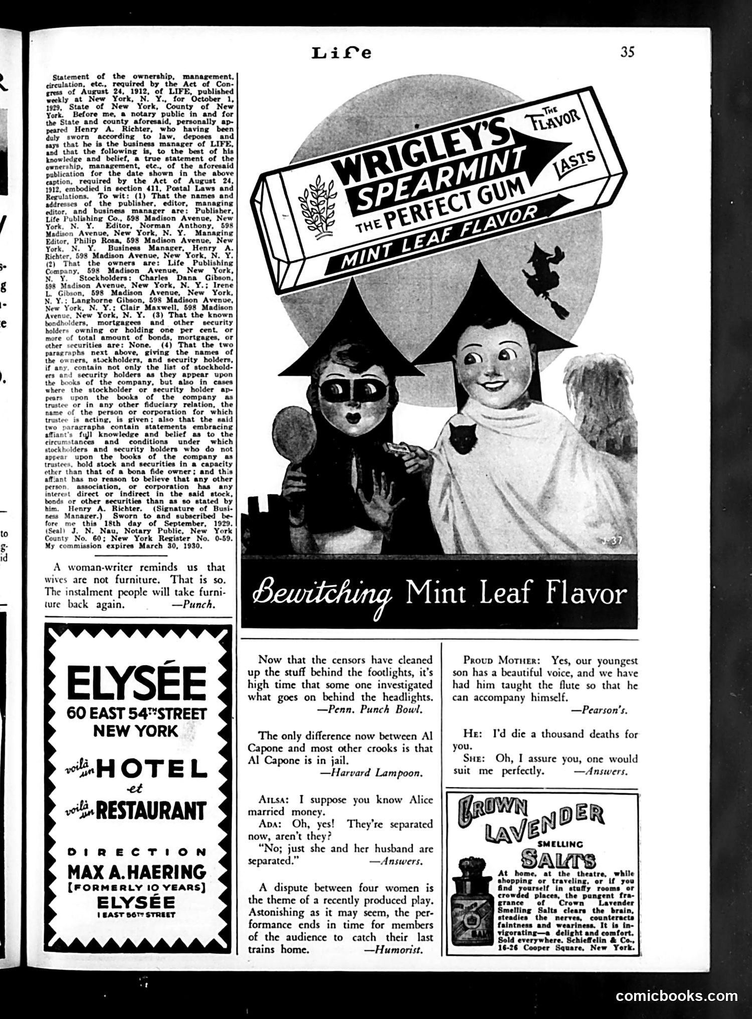 Life — October 4, 1929 — page 34 of 37