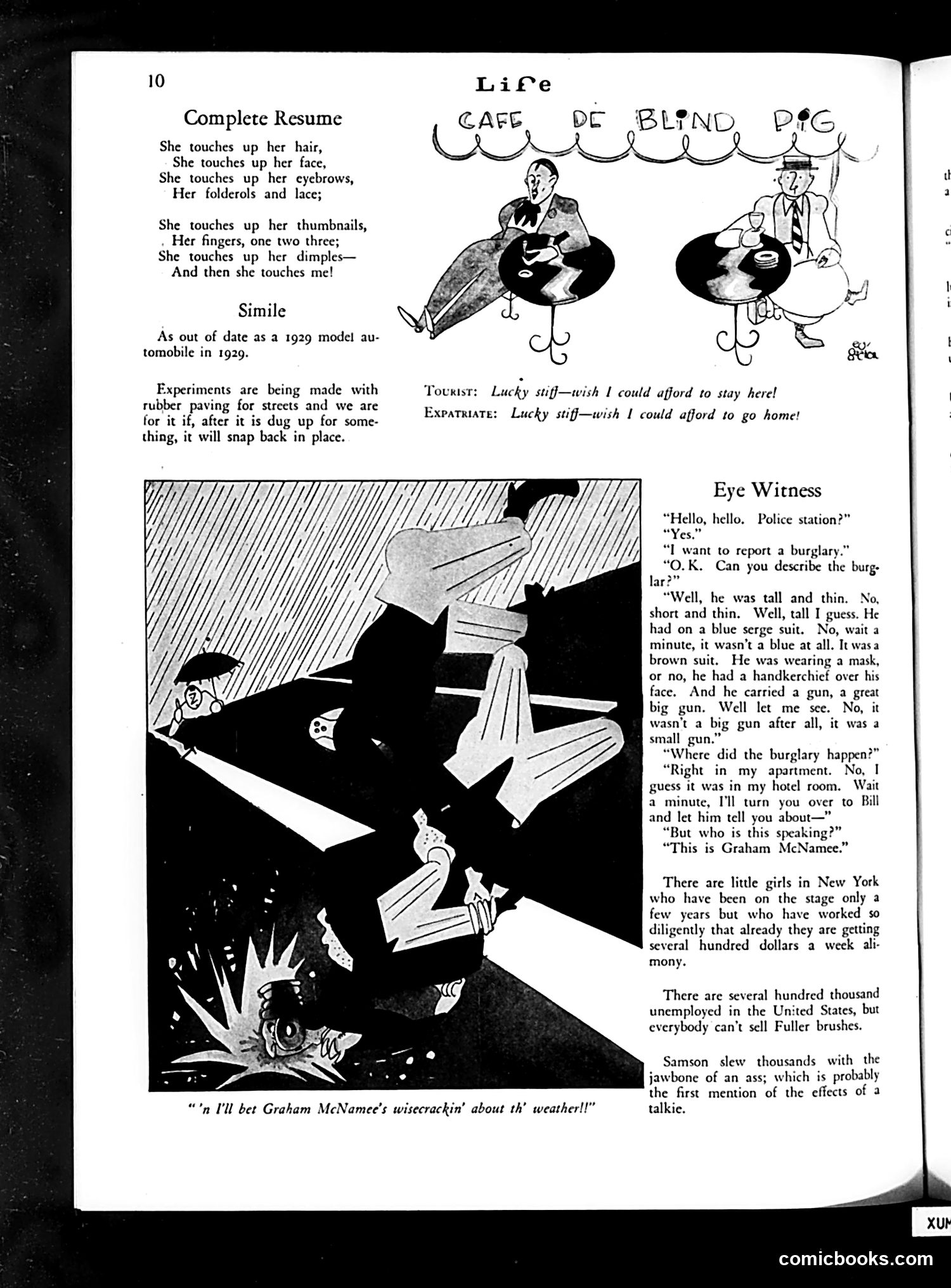 Life — October 18, 1929 — page 12 of 50