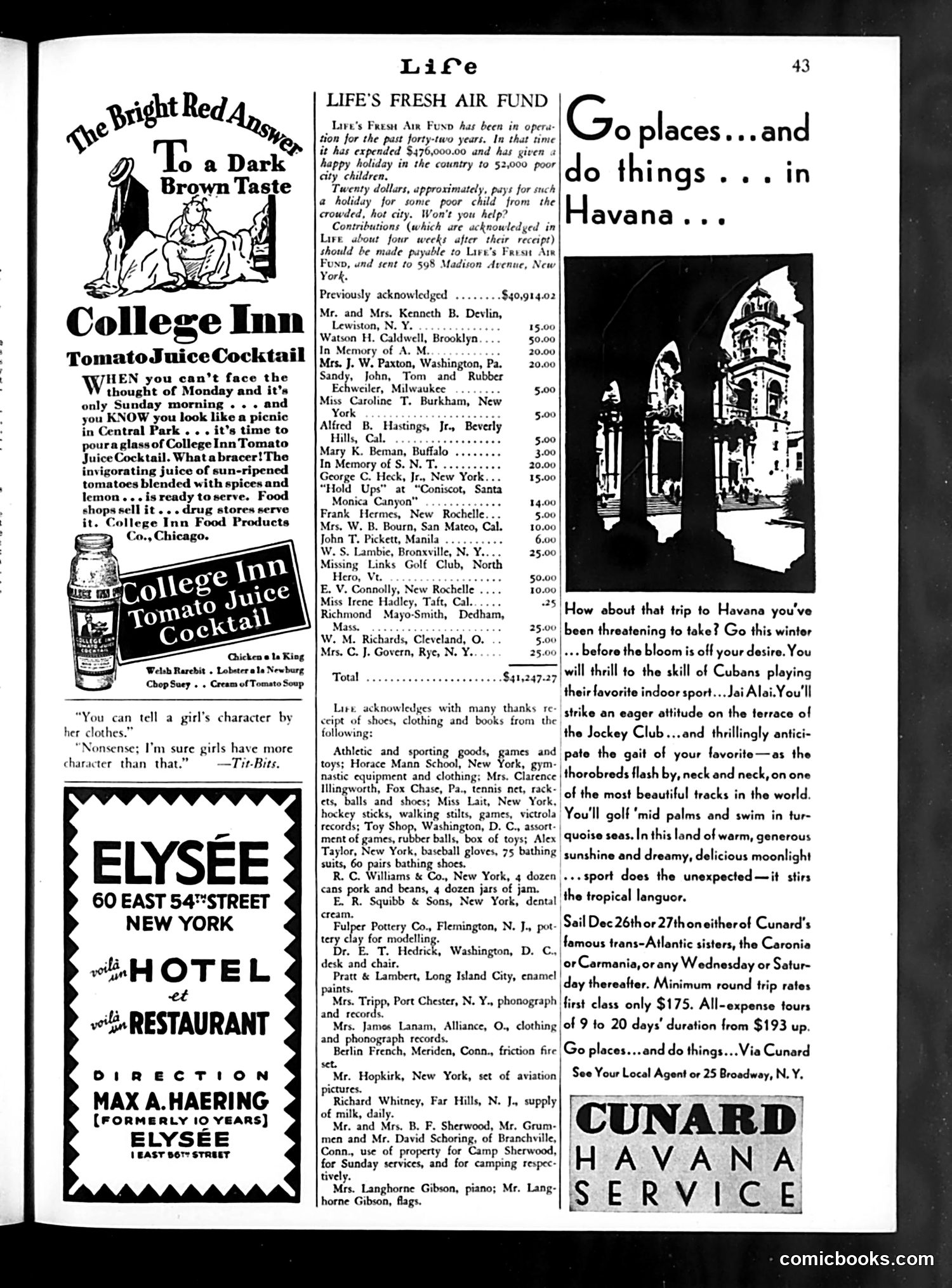 Life — October 18, 1929 — page 47 of 50