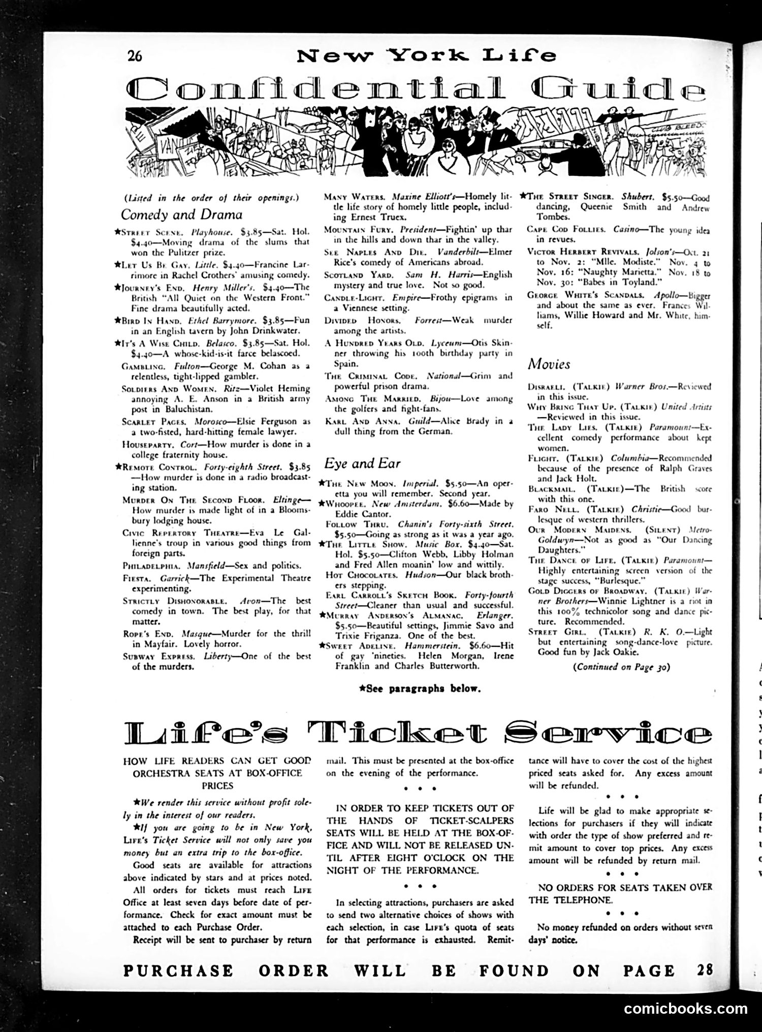 Life — October 25, 1929 — page 28 of 40
