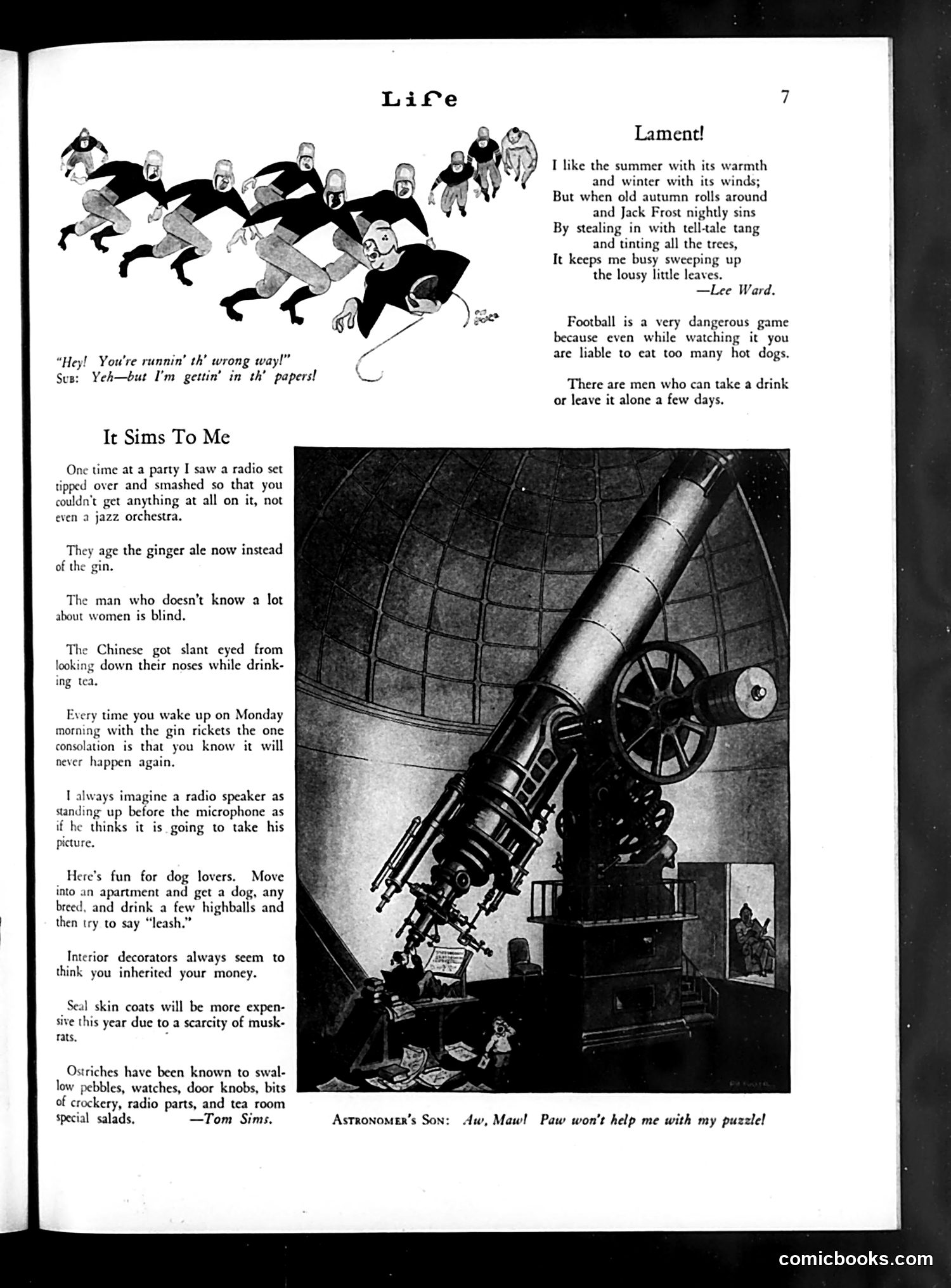 Life — November 1, 1929 — page 9 of 40