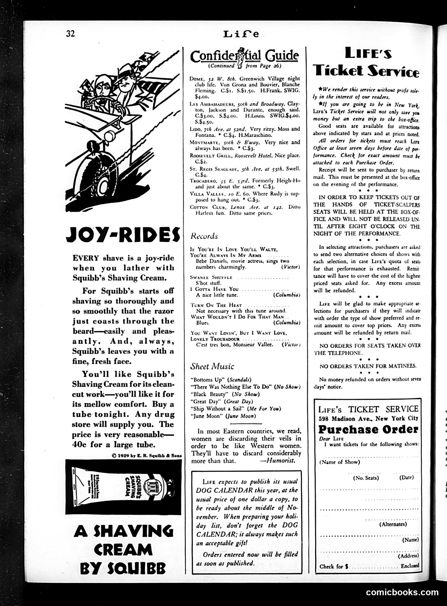 Life — November 1, 1929 — page 34 of 40