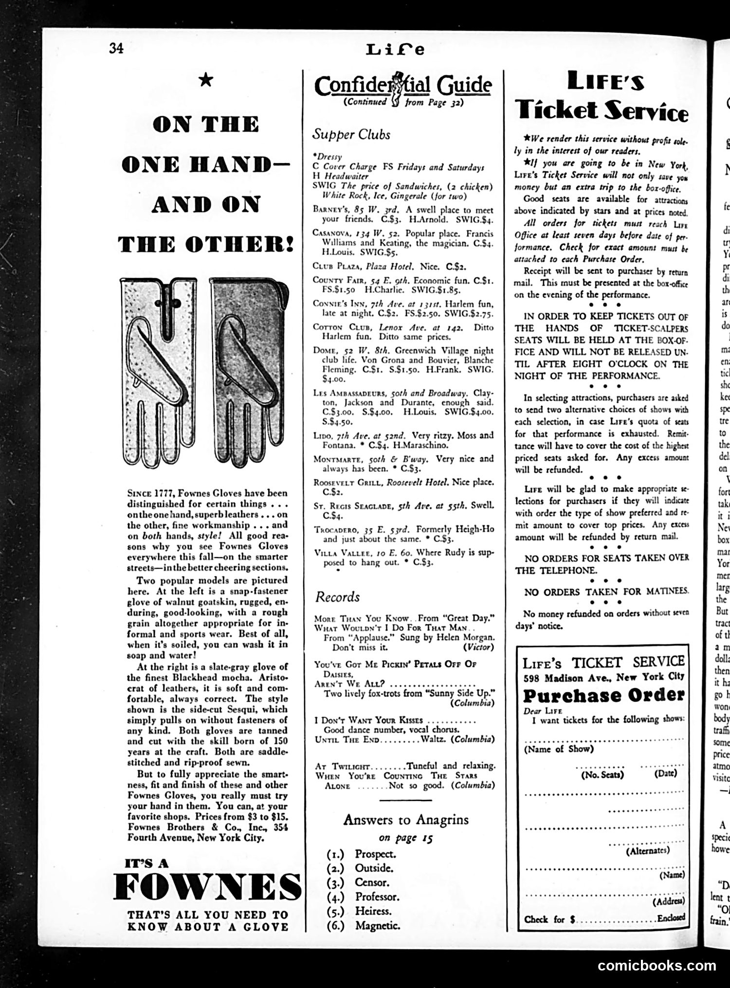 Life — November 8, 1929 — page 36 of 48