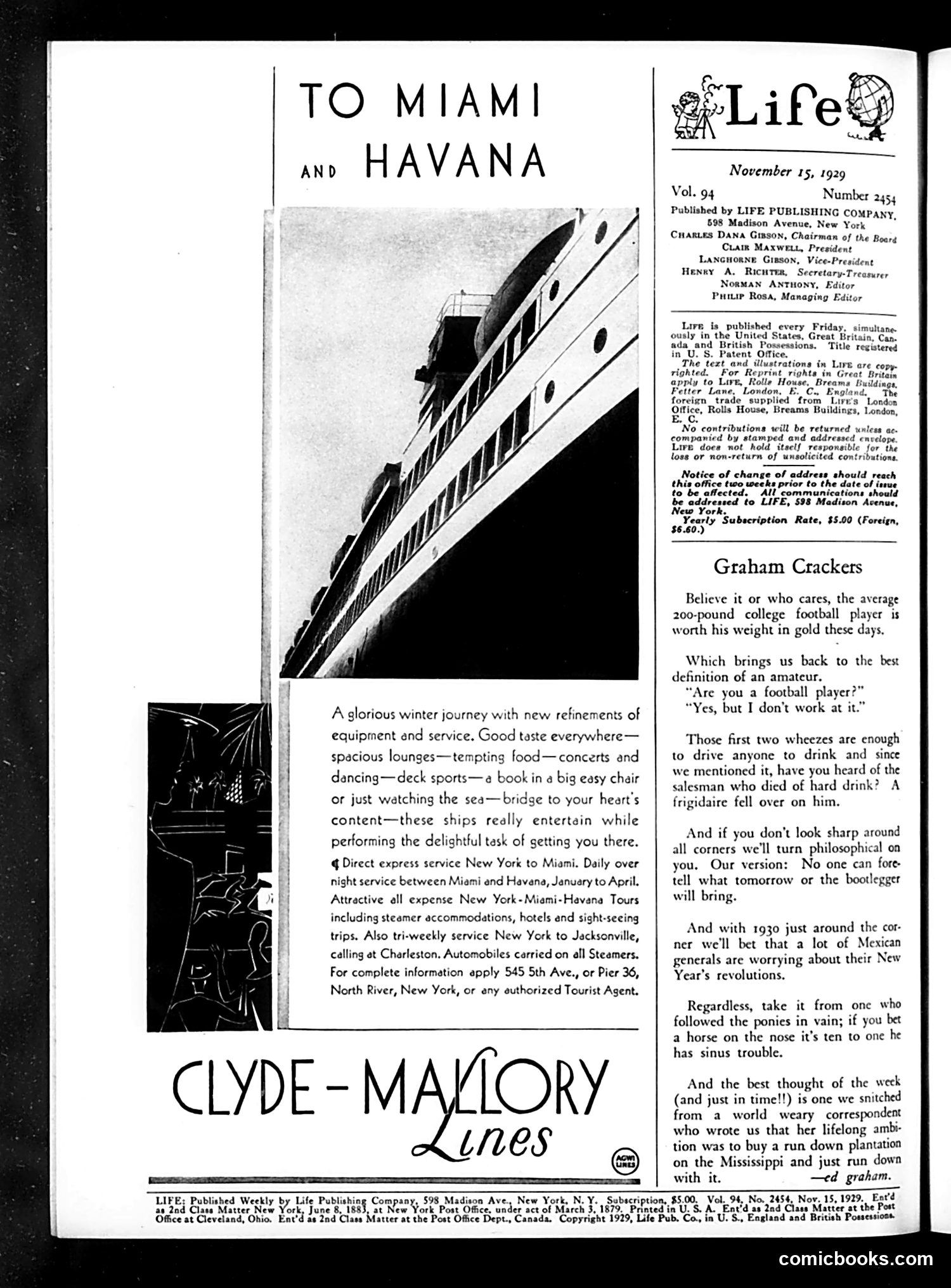 Life — November 15, 1929 — page 4 of 44