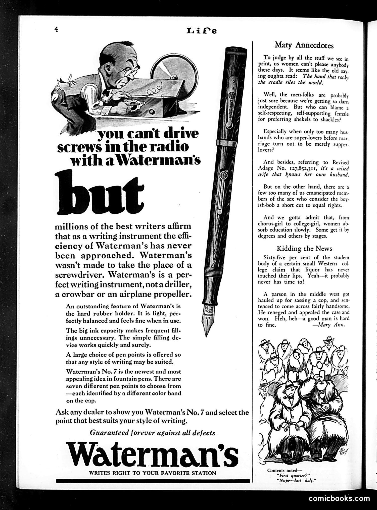 Life — November 15, 1929 — page 6 of 44