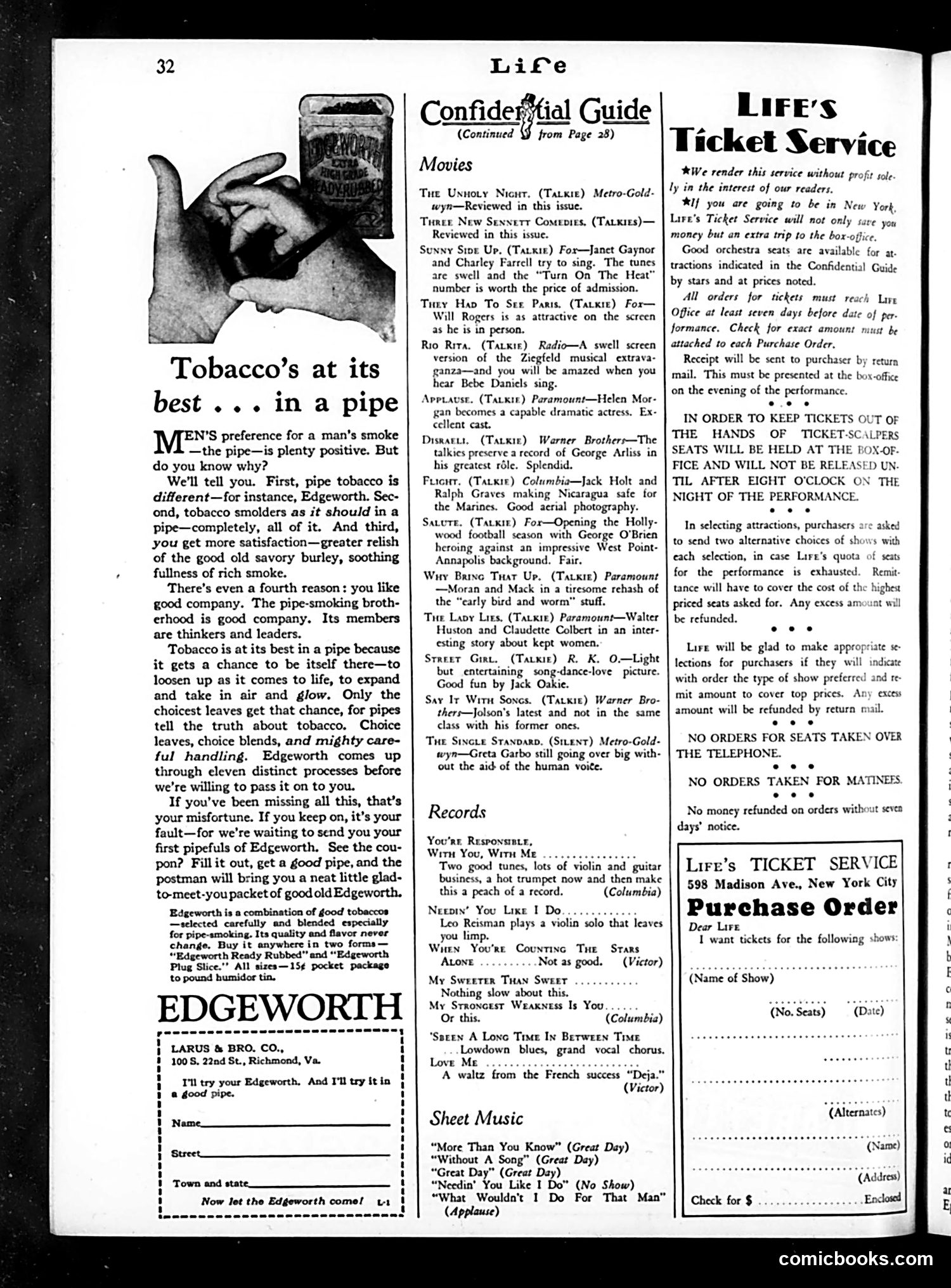 Life — November 22, 1929 — page 34 of 44