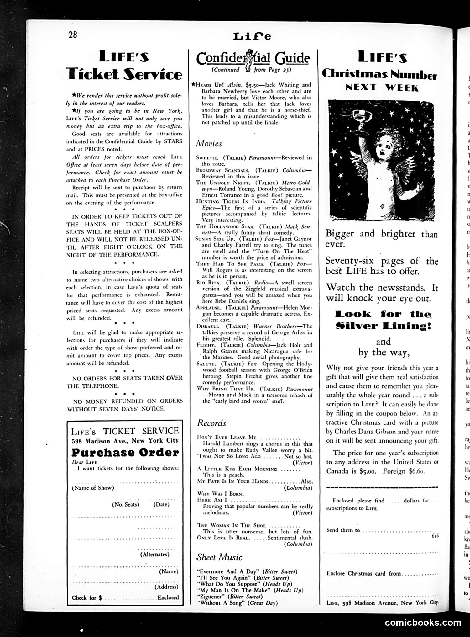 Life — November 29, 1929 — page 36 of 42