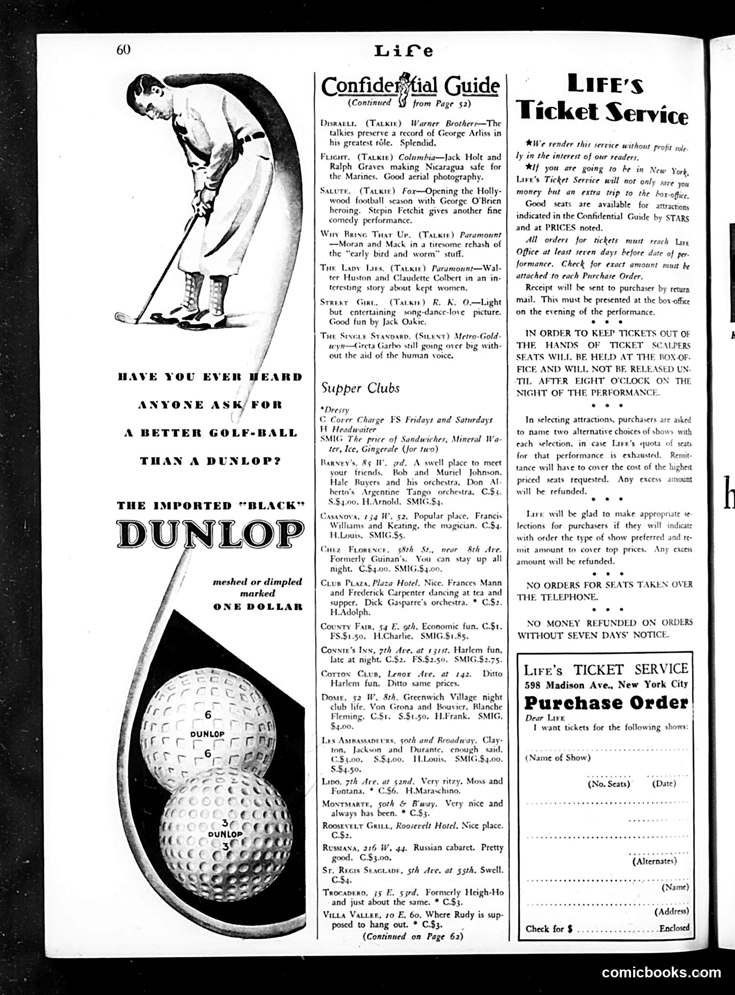 Life — December 6, 1929 — page 62 of 80