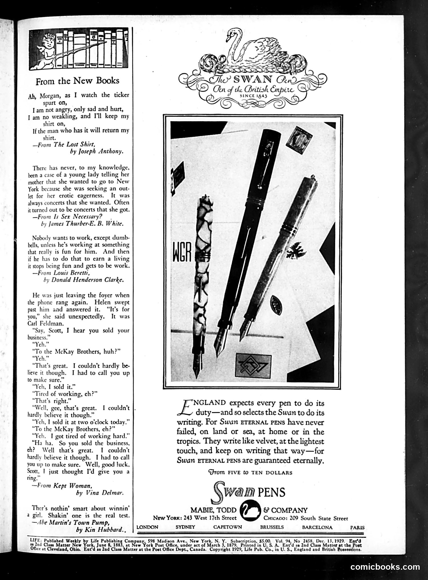Life — December 13, 1929 — page 3 of 36