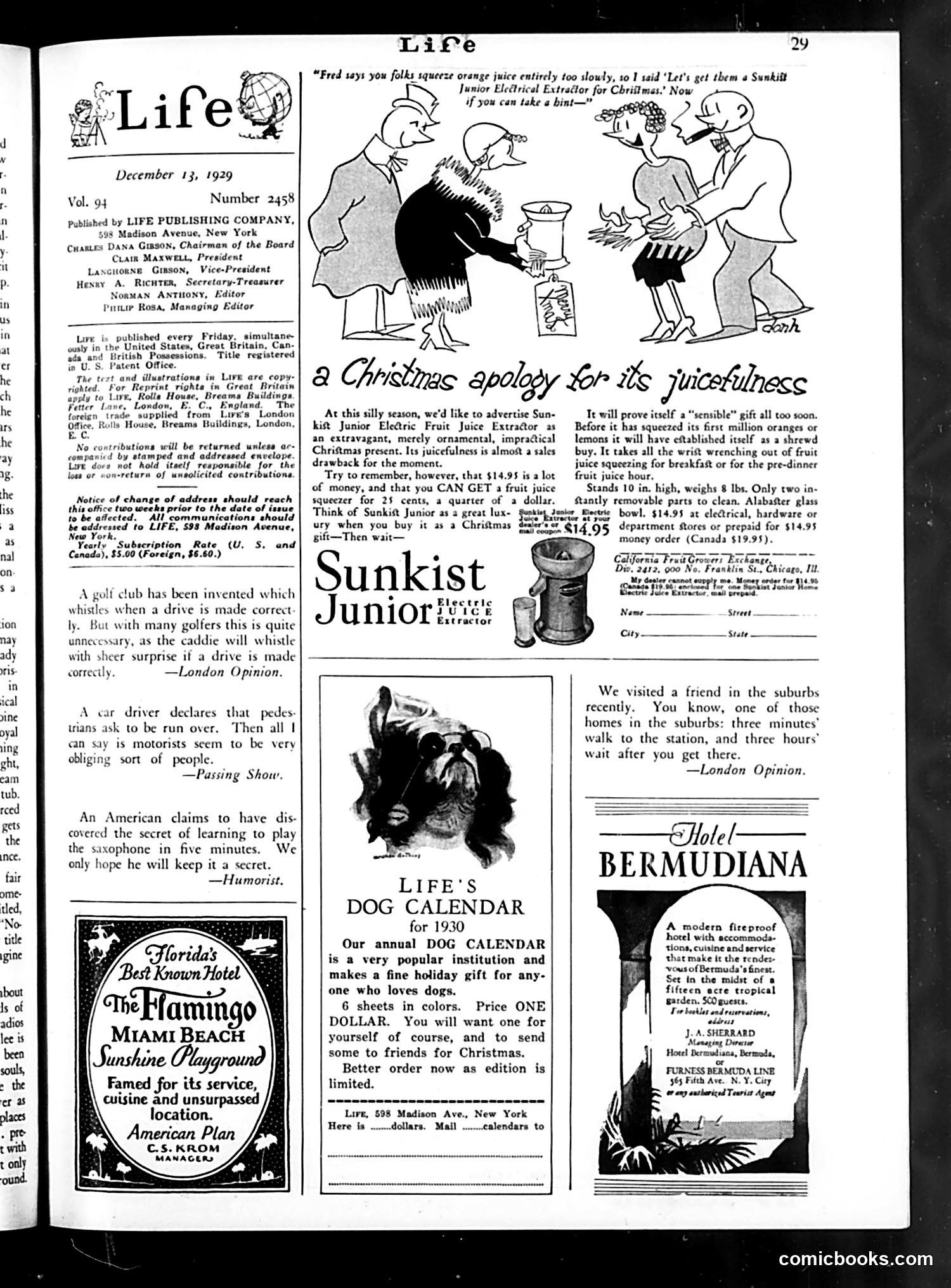 Life — December 13, 1929 — page 31 of 36
