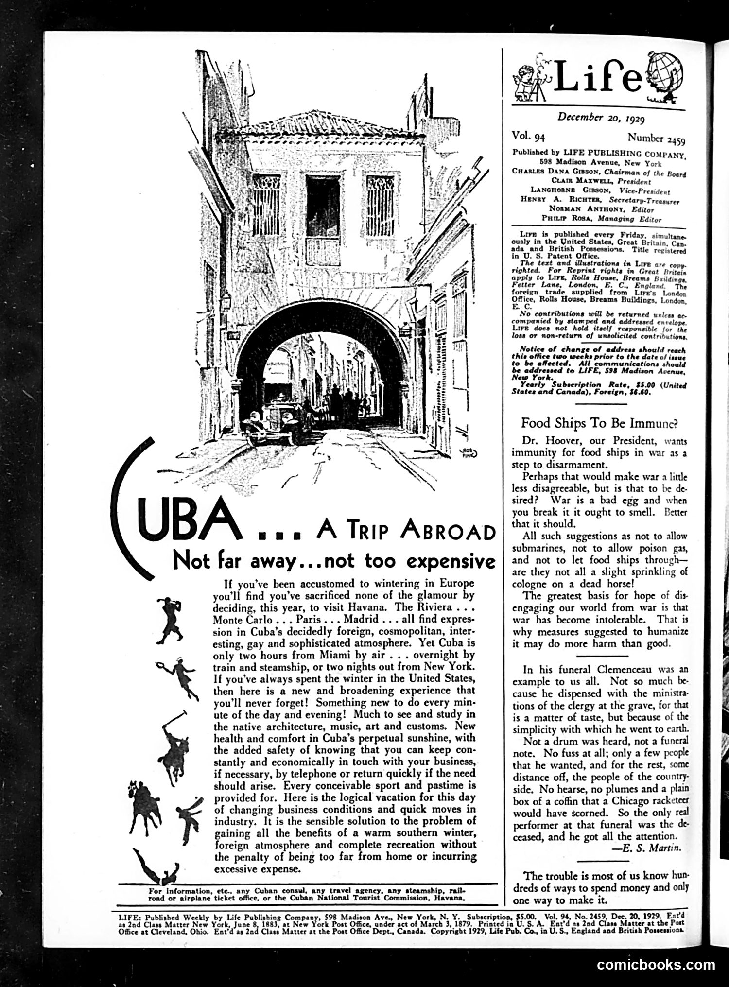Life — December 20, 1929 — page 4 of 36