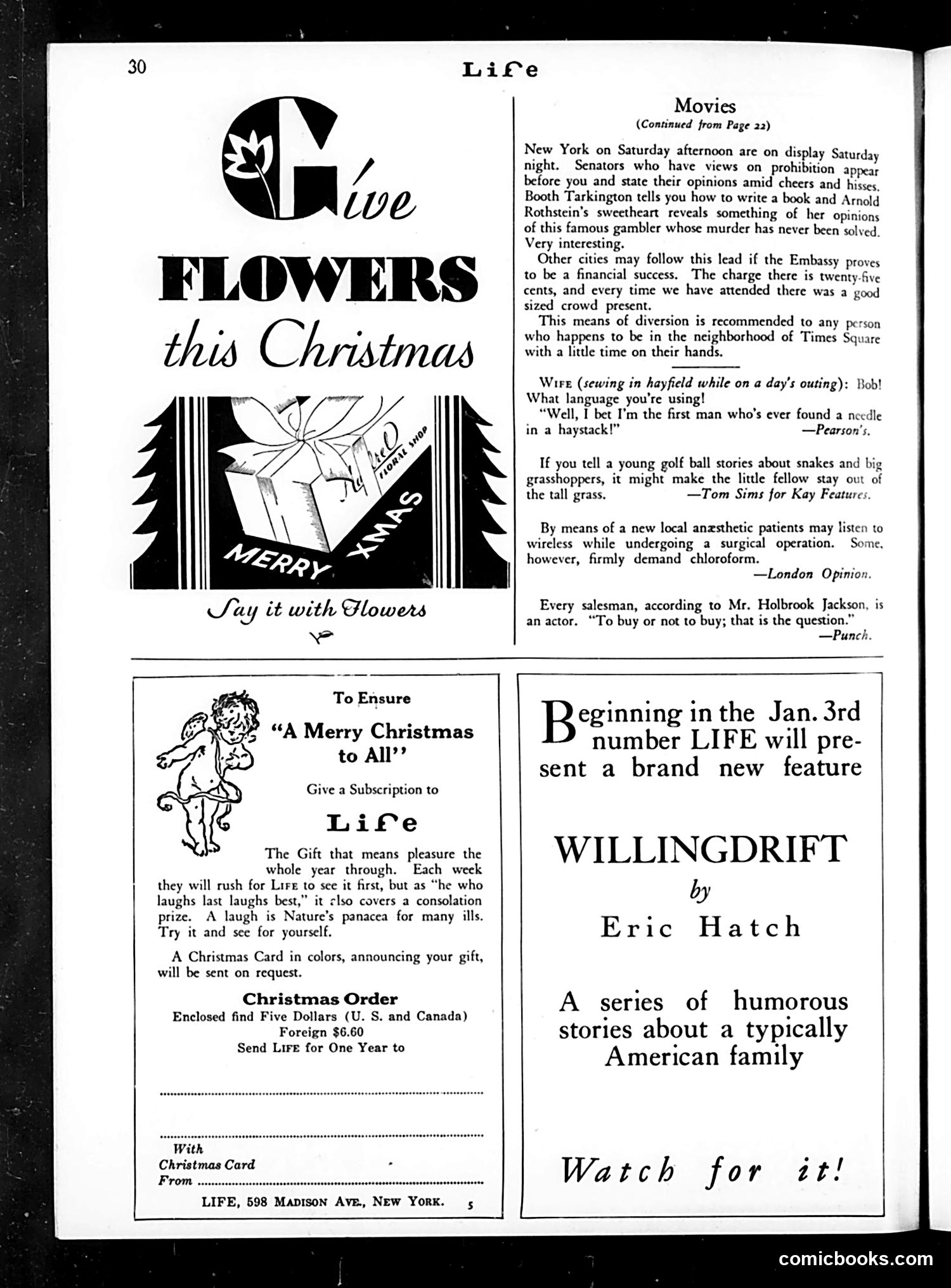 Life — December 20, 1929 — page 32 of 36