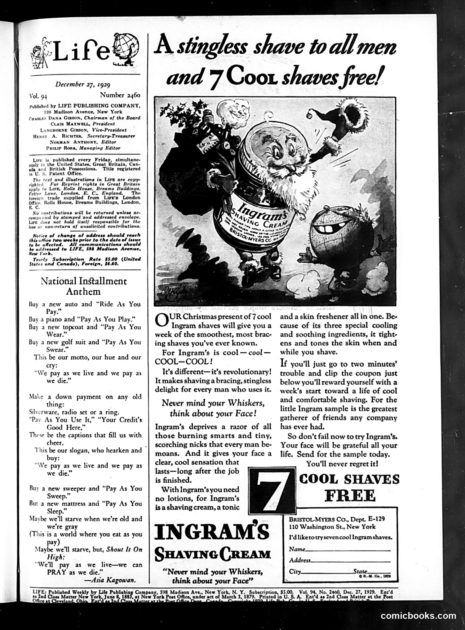 Life — December 27, 1929 — page 3 of 37