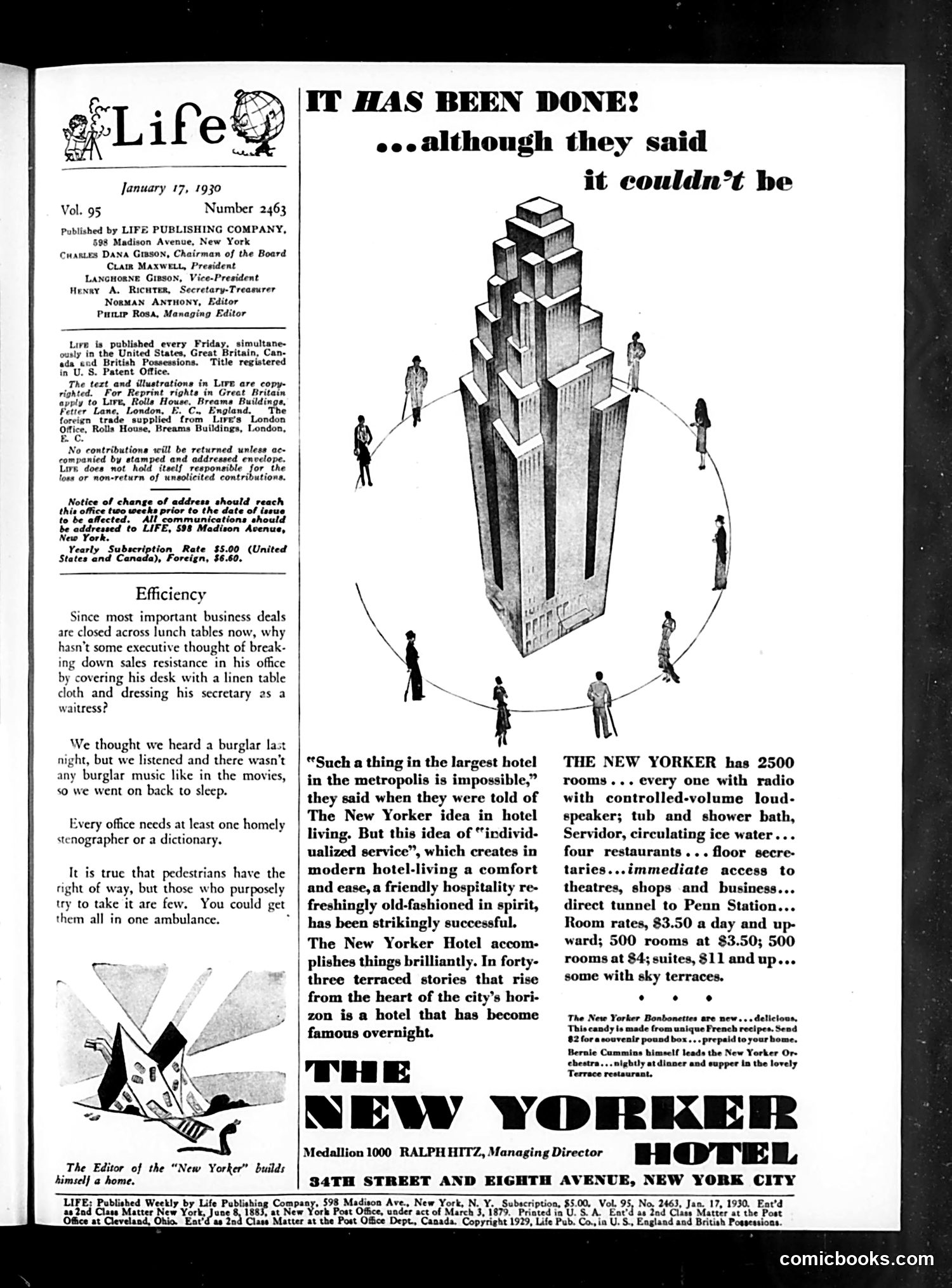Life — January 17, 1930 — page 3 of 36