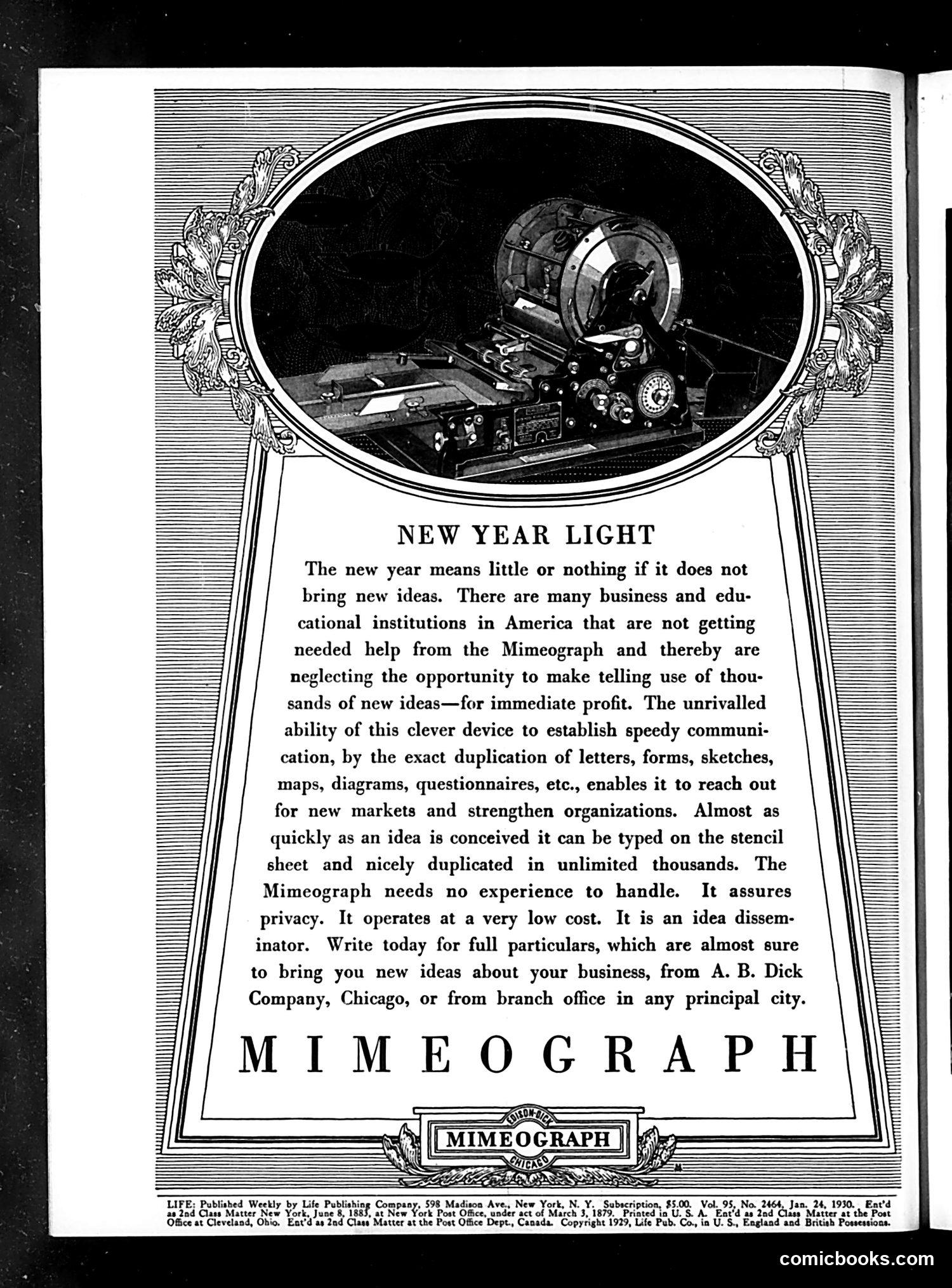 Life — January 24, 1930 — page 4 of 36