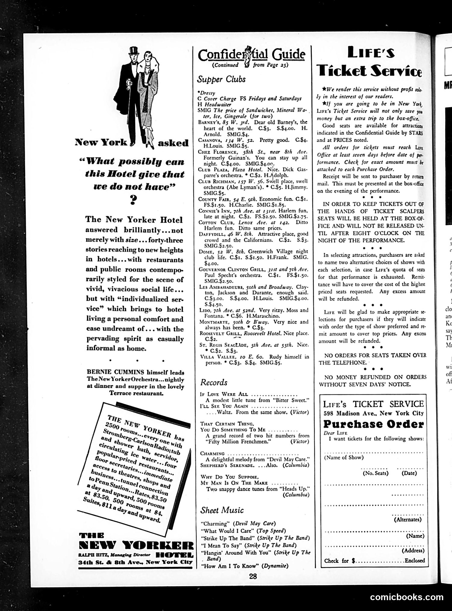 Life — January 24, 1930 — page 30 of 36