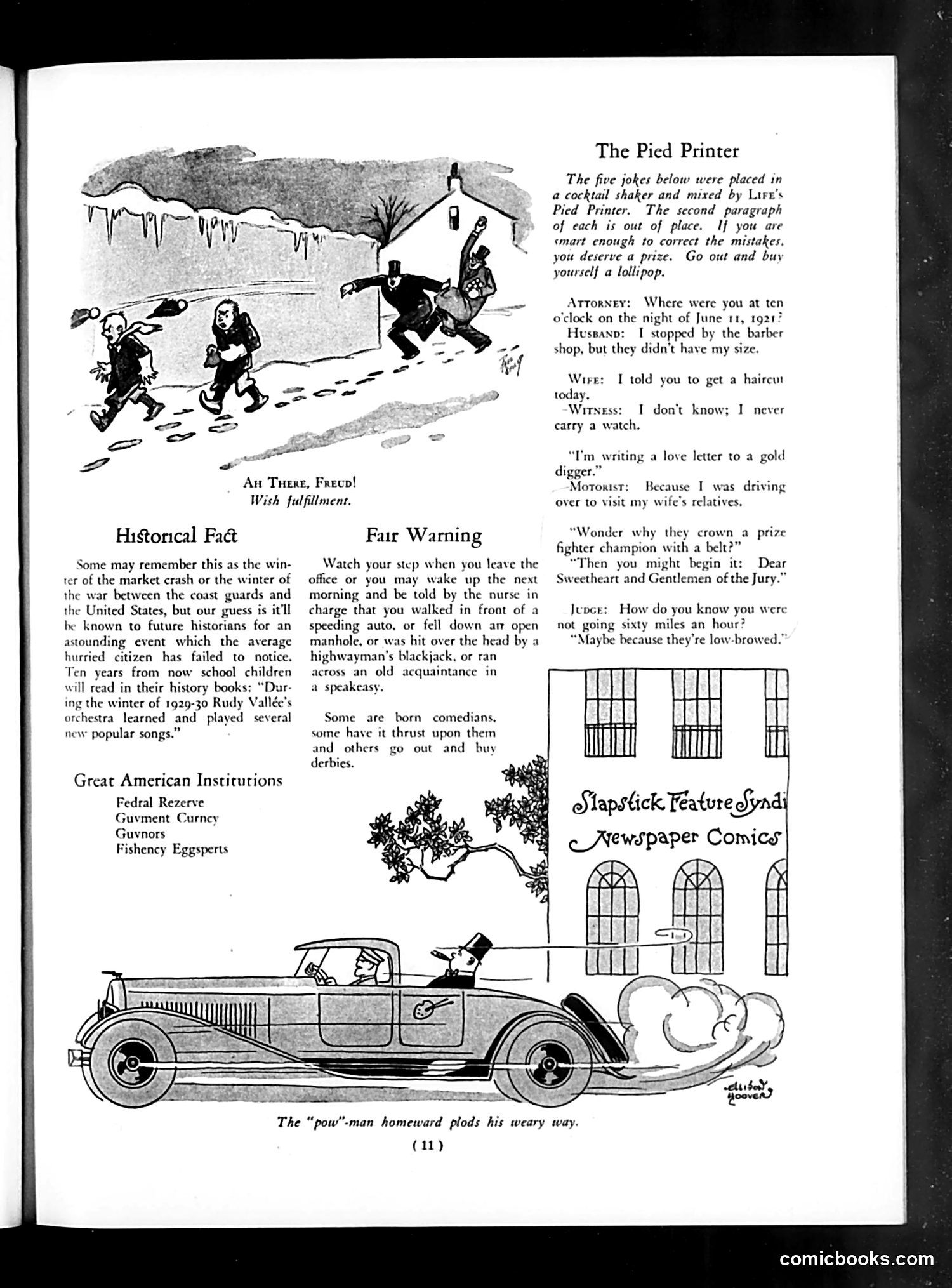 Life — February 7, 1930 — page 13 of 36