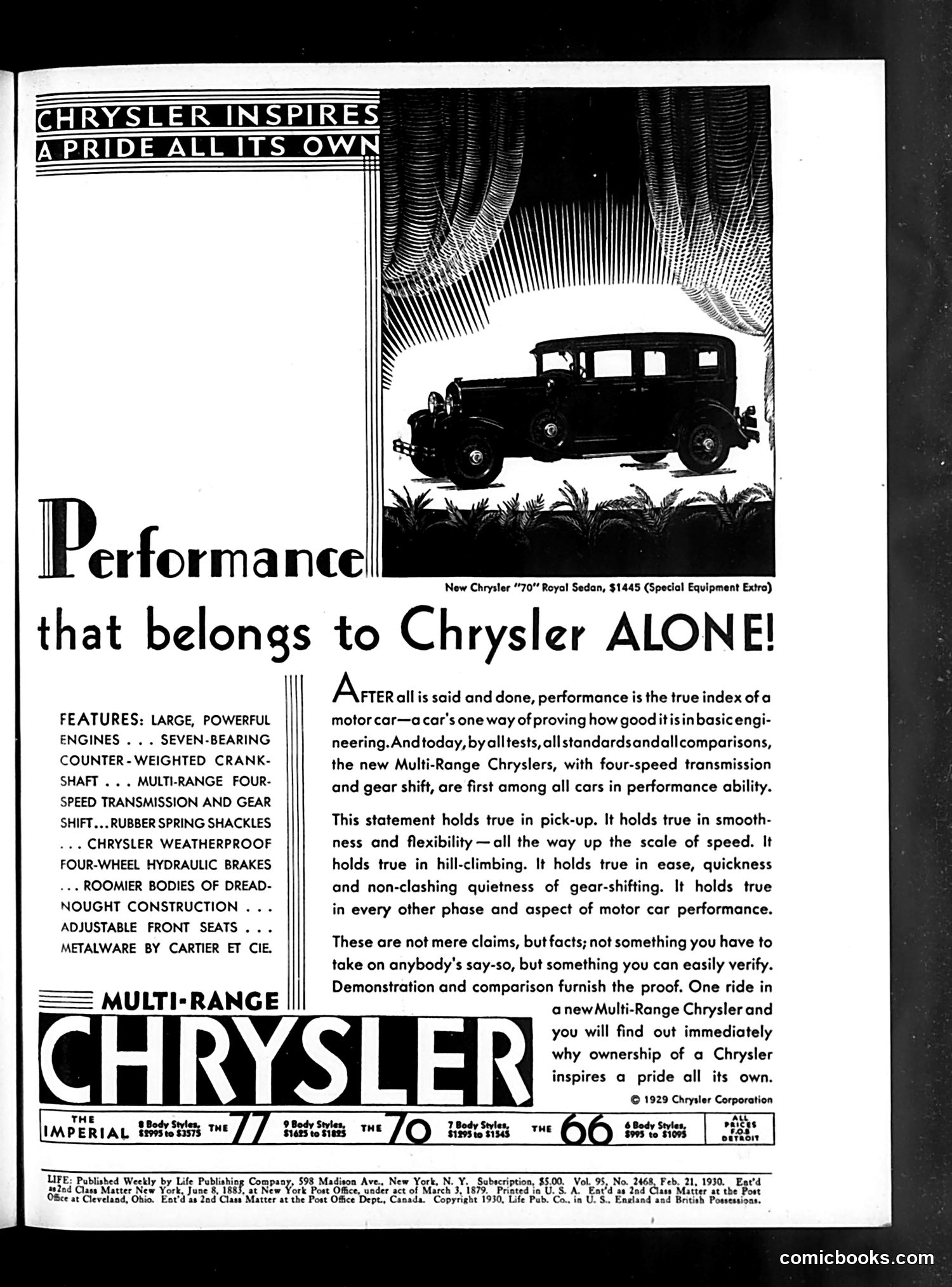 Life — February 21, 1930 — page 3 of 36