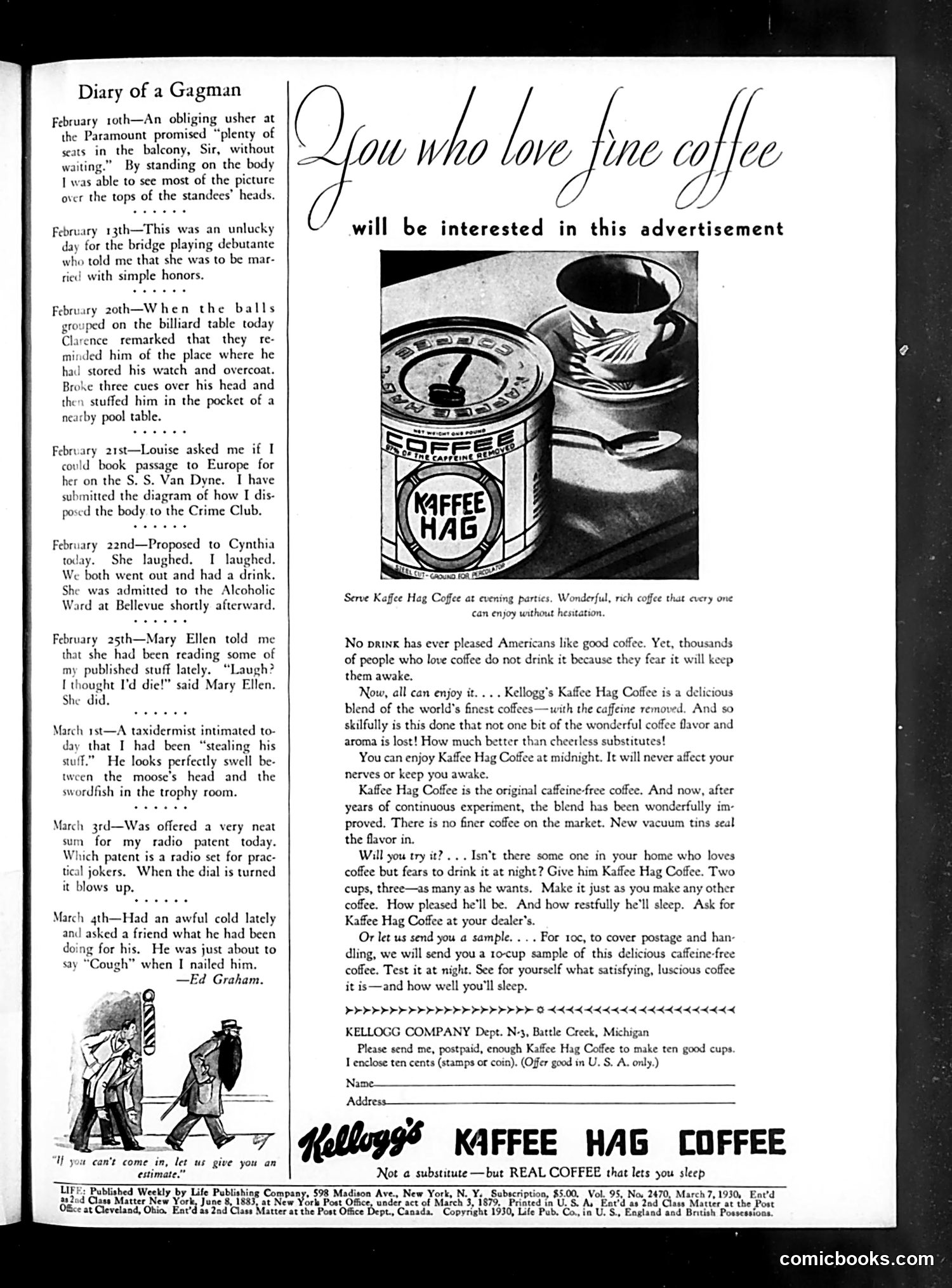 Life — March 7, 1930 — page 3 of 40