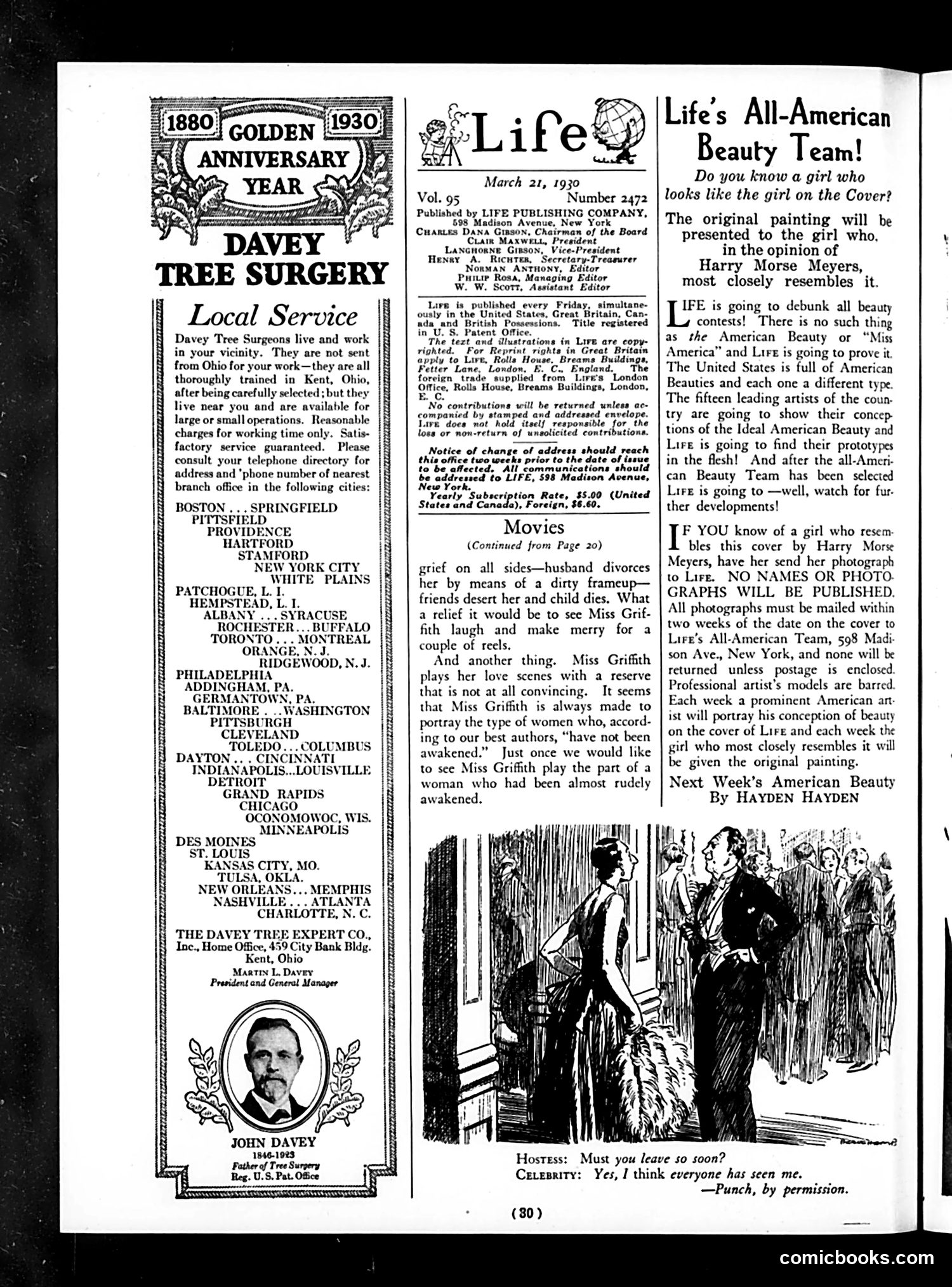 Life — March 21, 1930 — page 32 of 36