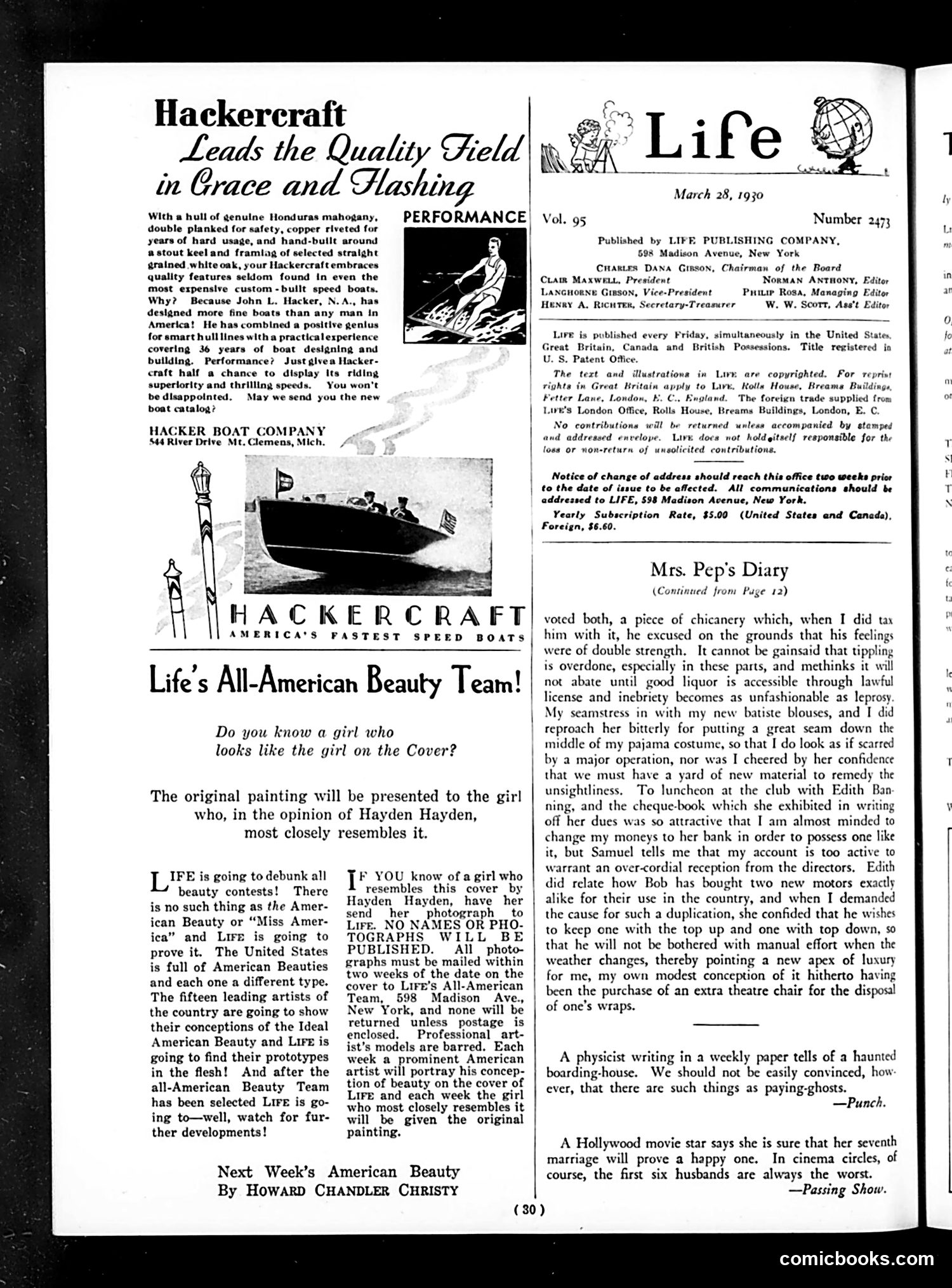 Life — March 28, 1930 — page 32 of 36
