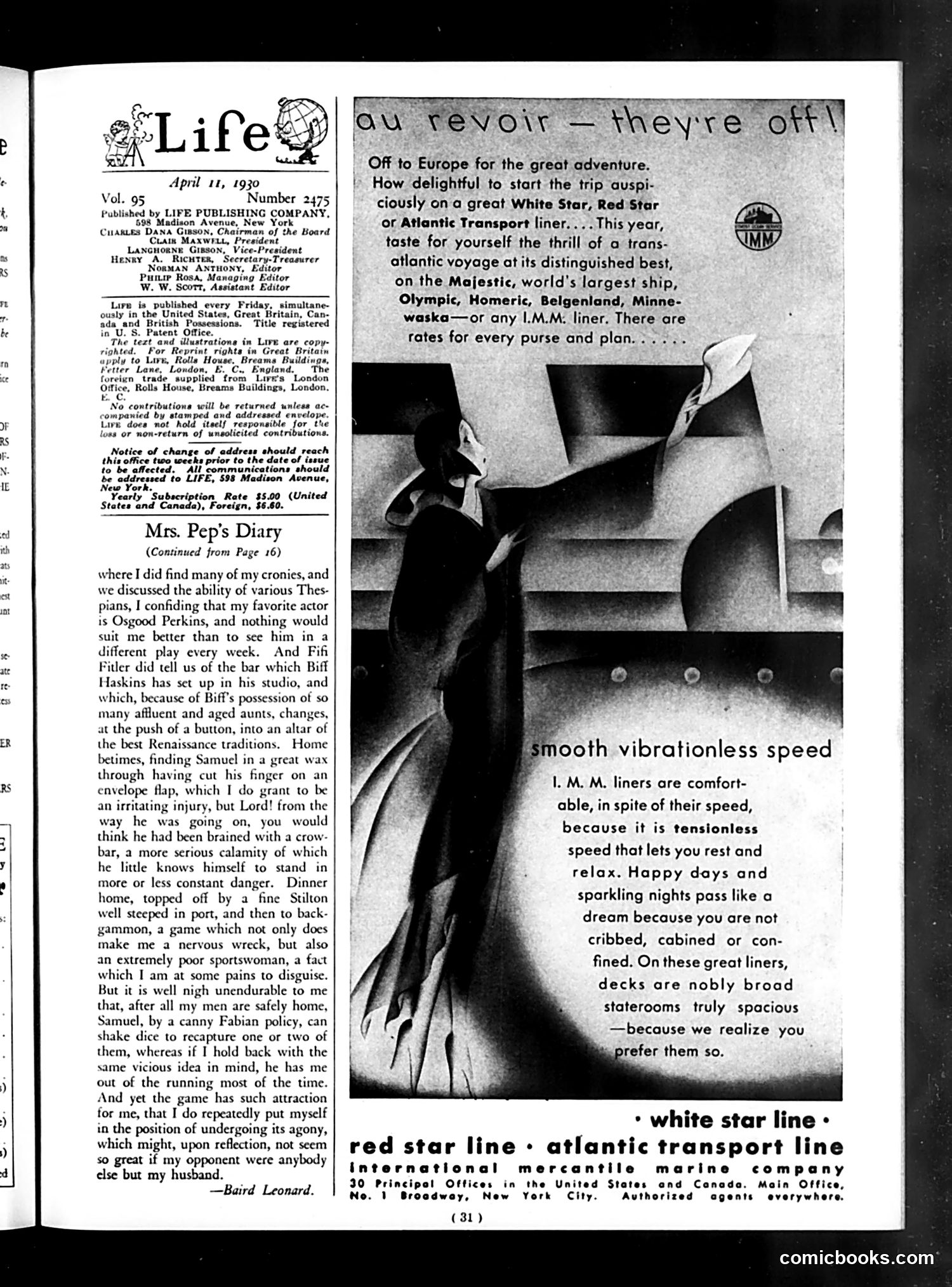 Life — April 11, 1930 — page 33 of 52