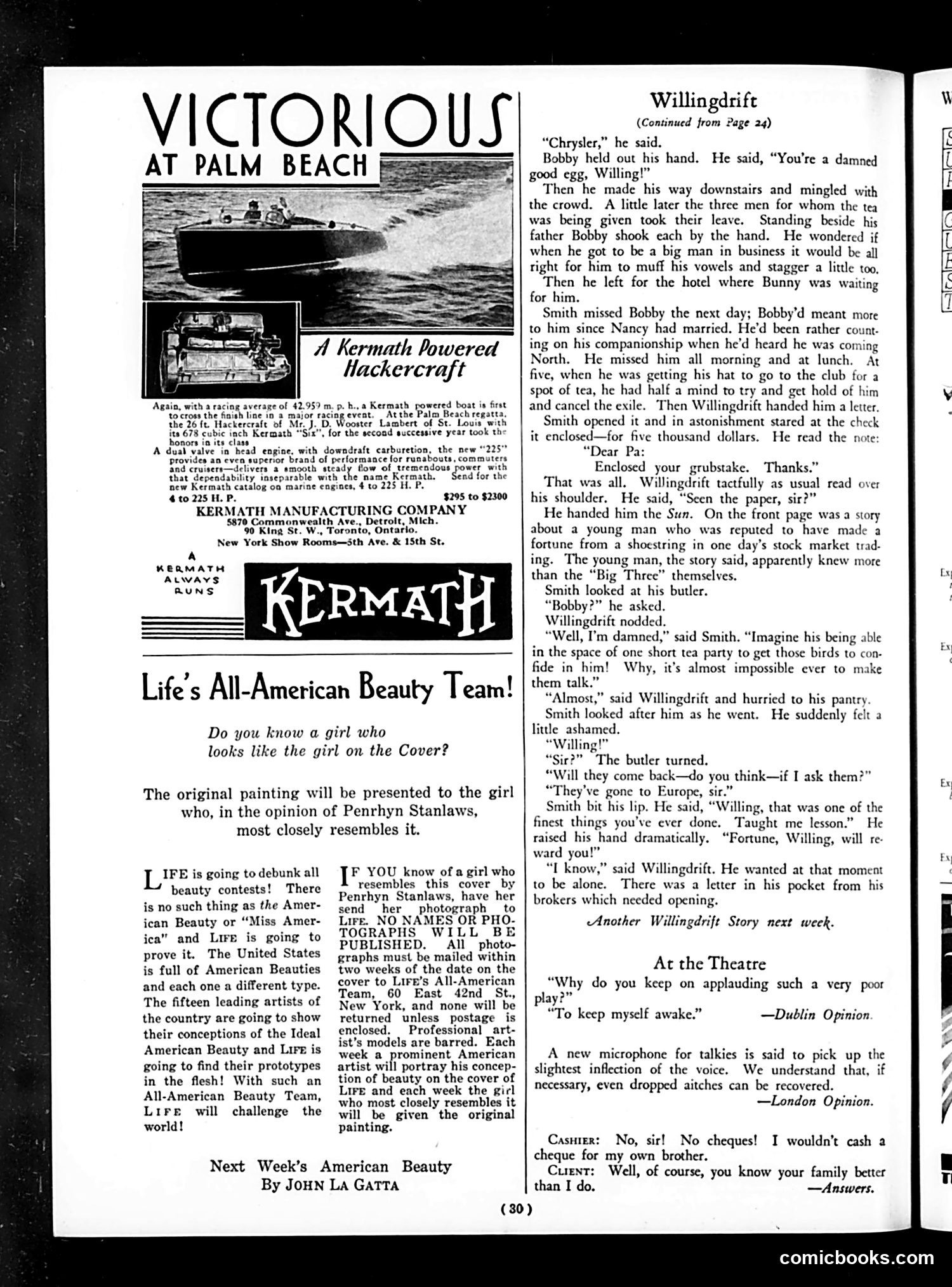 Life — May 2, 1930 — page 32 of 40