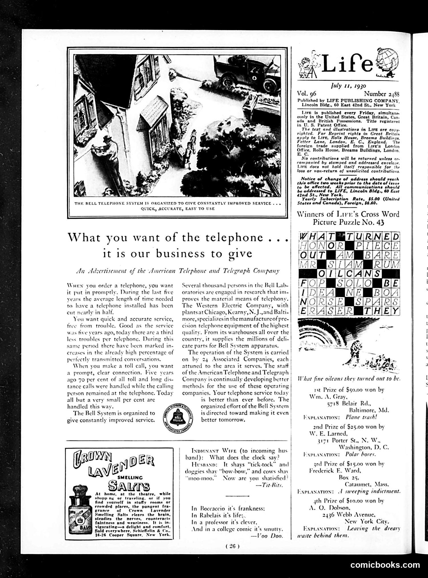 Life — July 11, 1930 — page 28 of 36