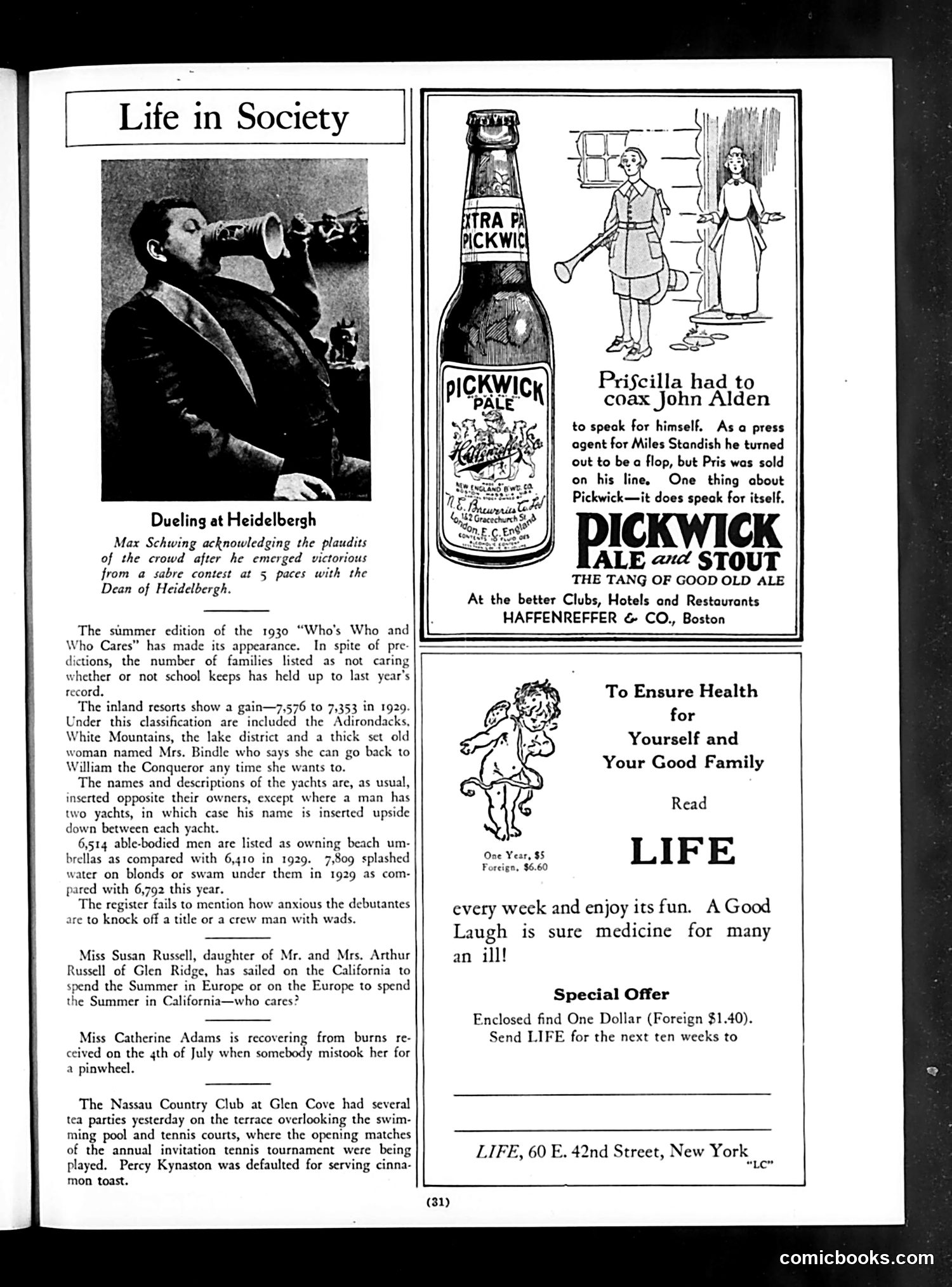Life — July 25, 1930 — page 33 of 36