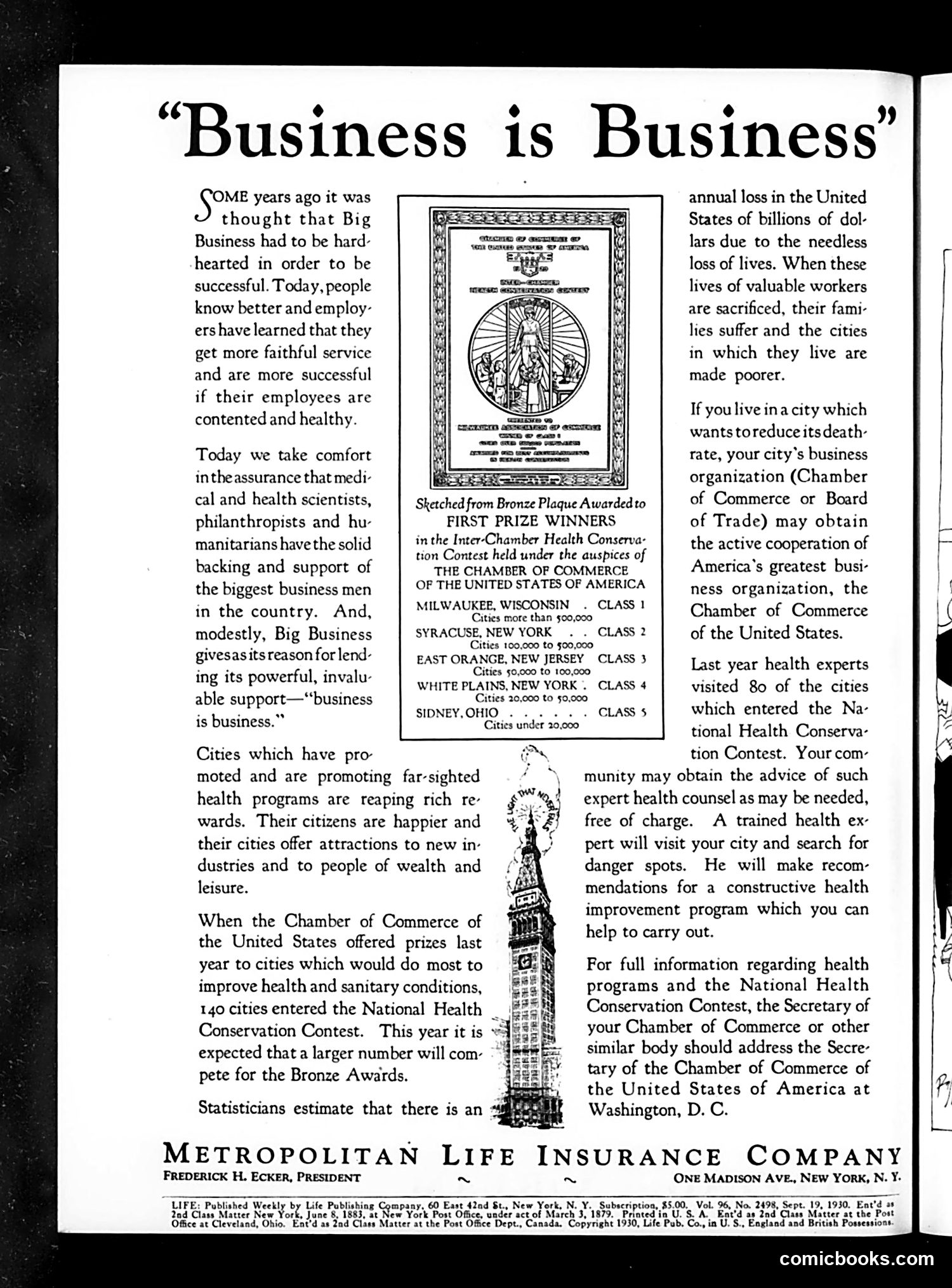 Life — September 19, 1930 — page 4 of 36