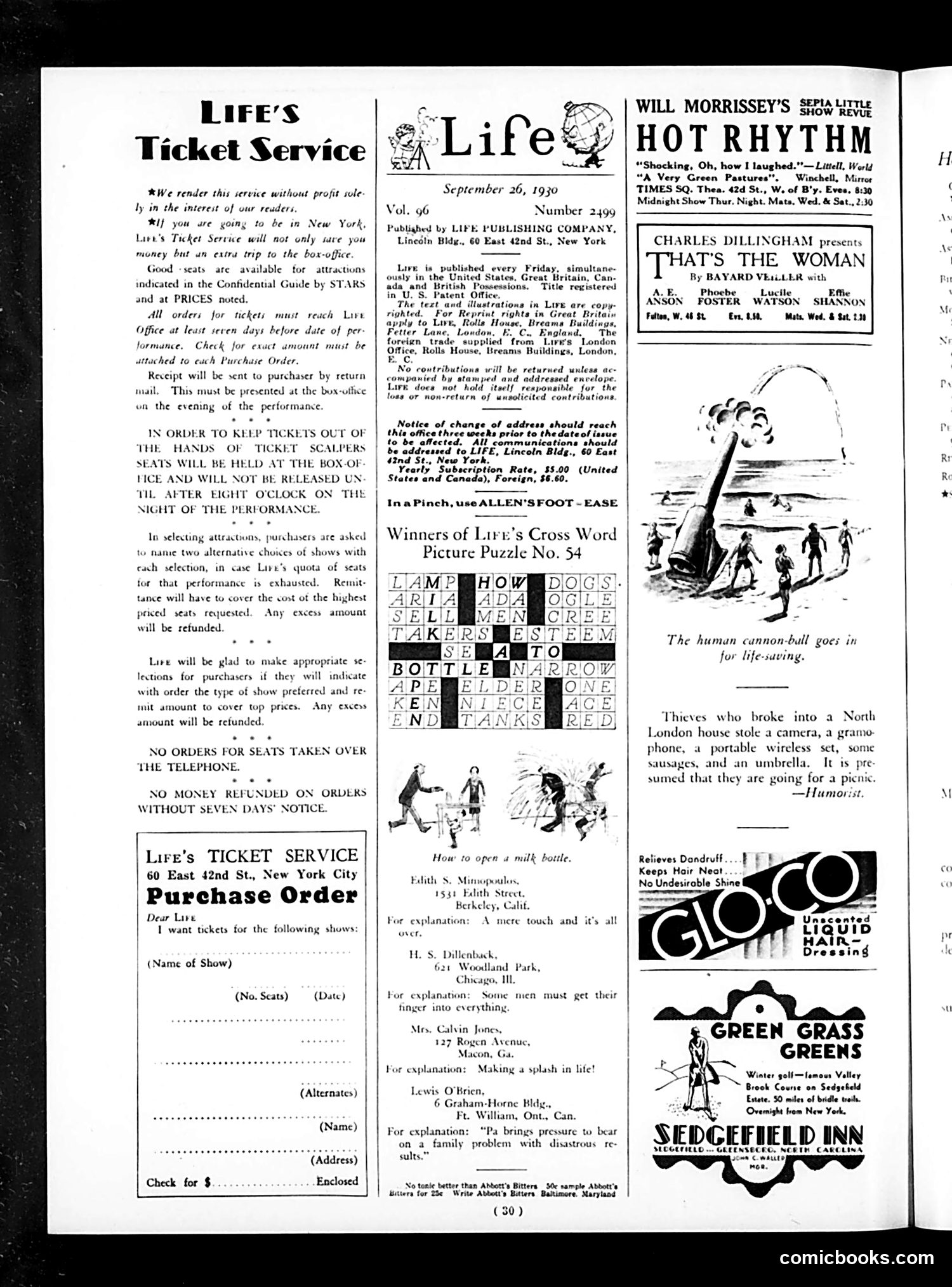 Life — September 26, 1930 — page 32 of 36