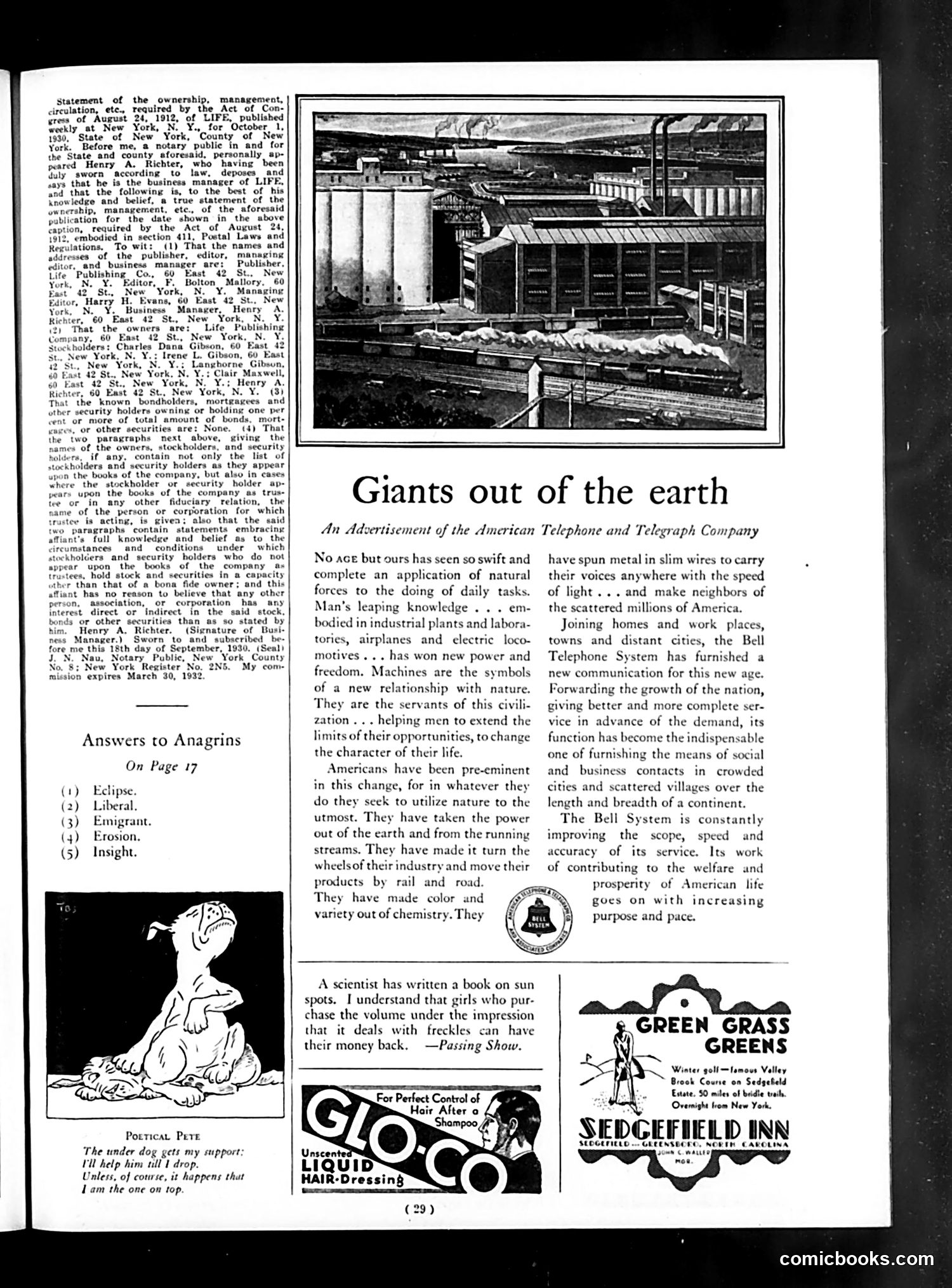 Life — October 10, 1930 — page 31 of 36