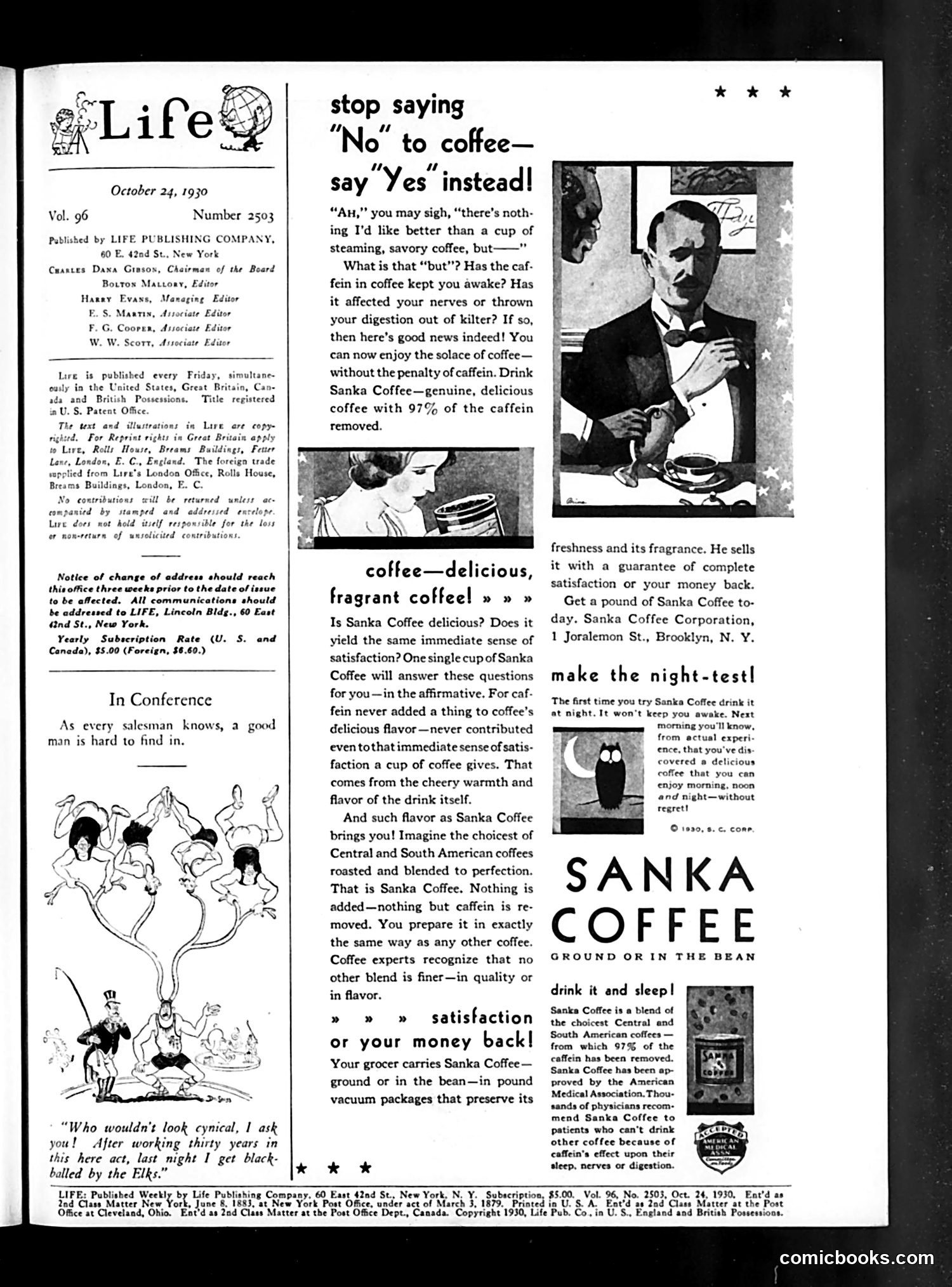 Life — October 24, 1930 — page 3 of 36