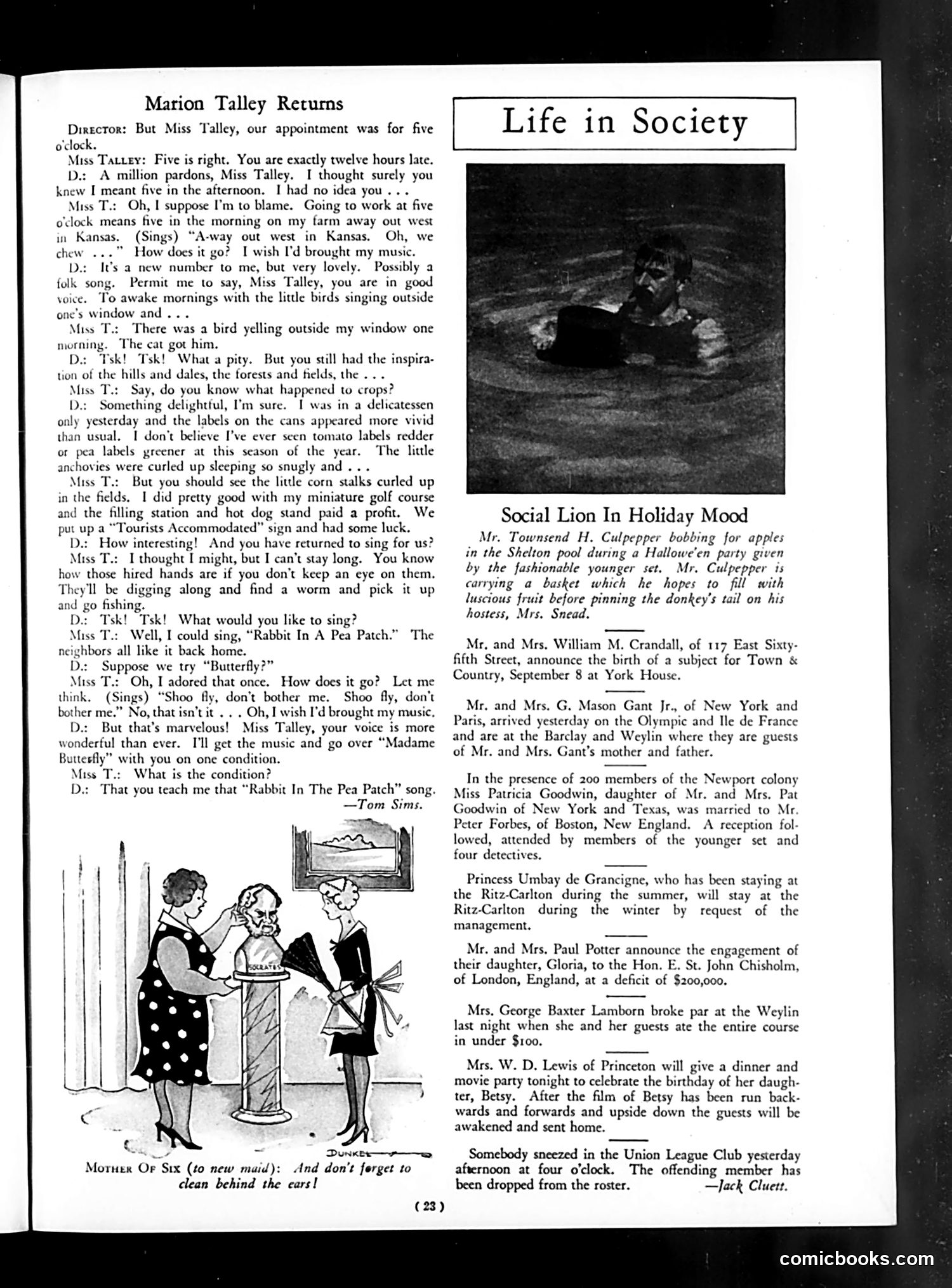 Life — October 31, 1930 — page 25 of 36
